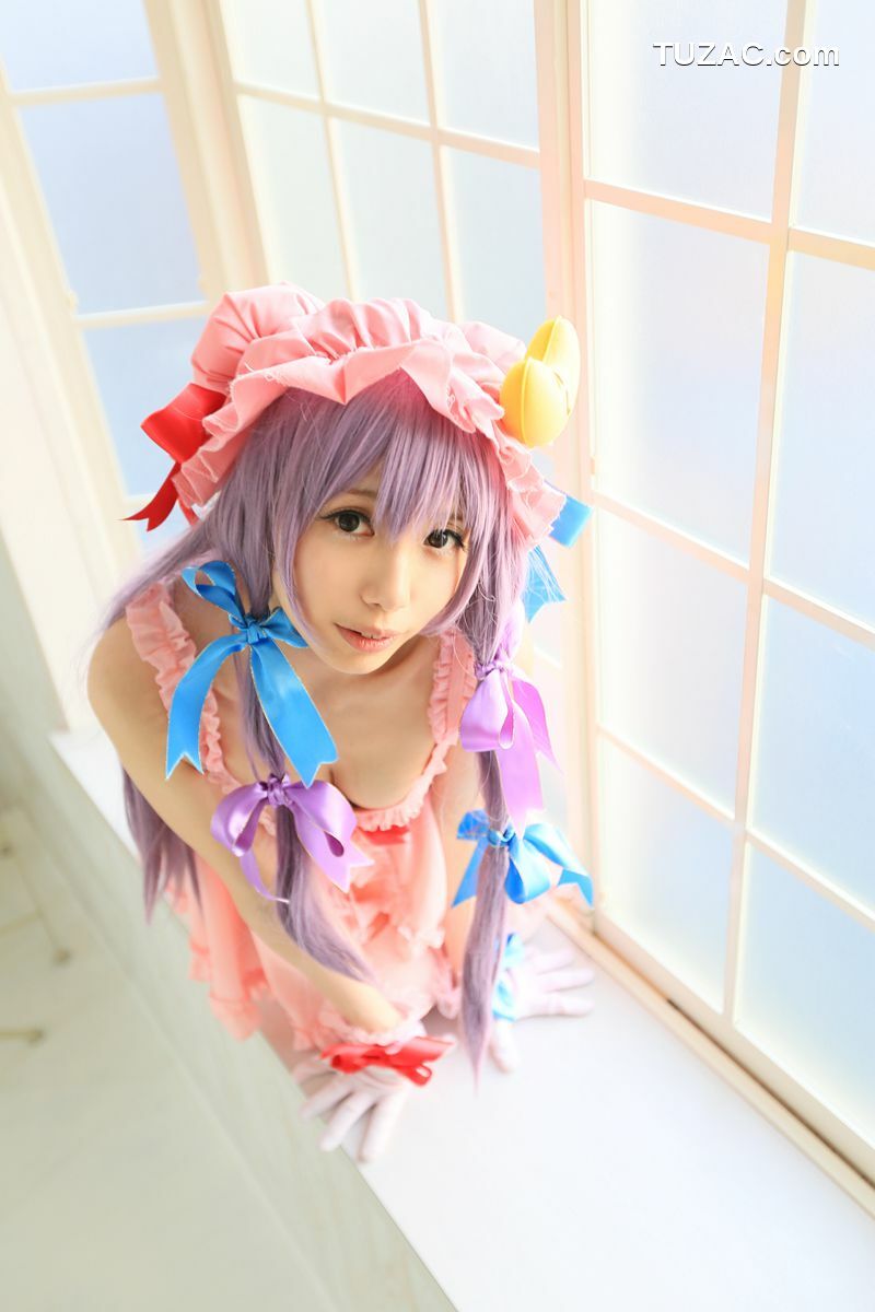 日本CosPlay_早乙女らぶ (目々泽めぐ) 《東方Project》パチュリー·ノーレッジ 写真集