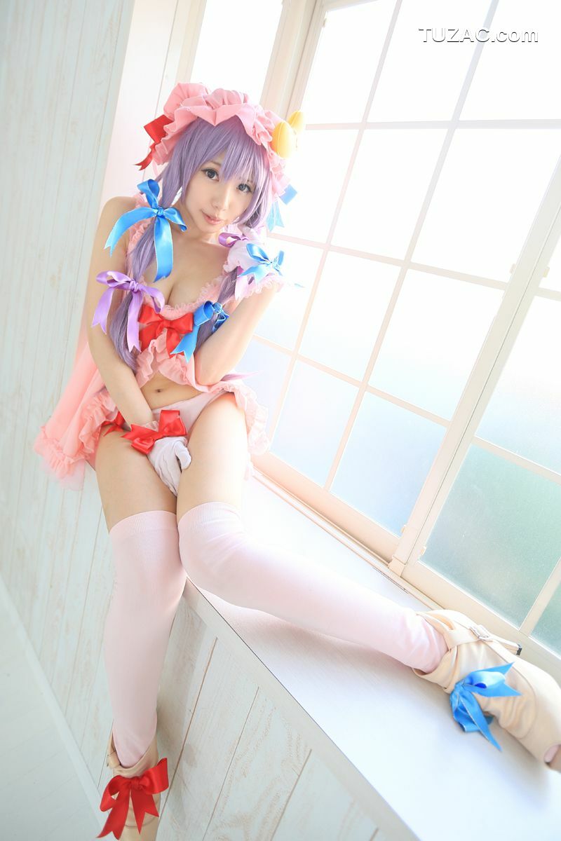 日本CosPlay_早乙女らぶ (目々泽めぐ) 《東方Project》パチュリー·ノーレッジ 写真集