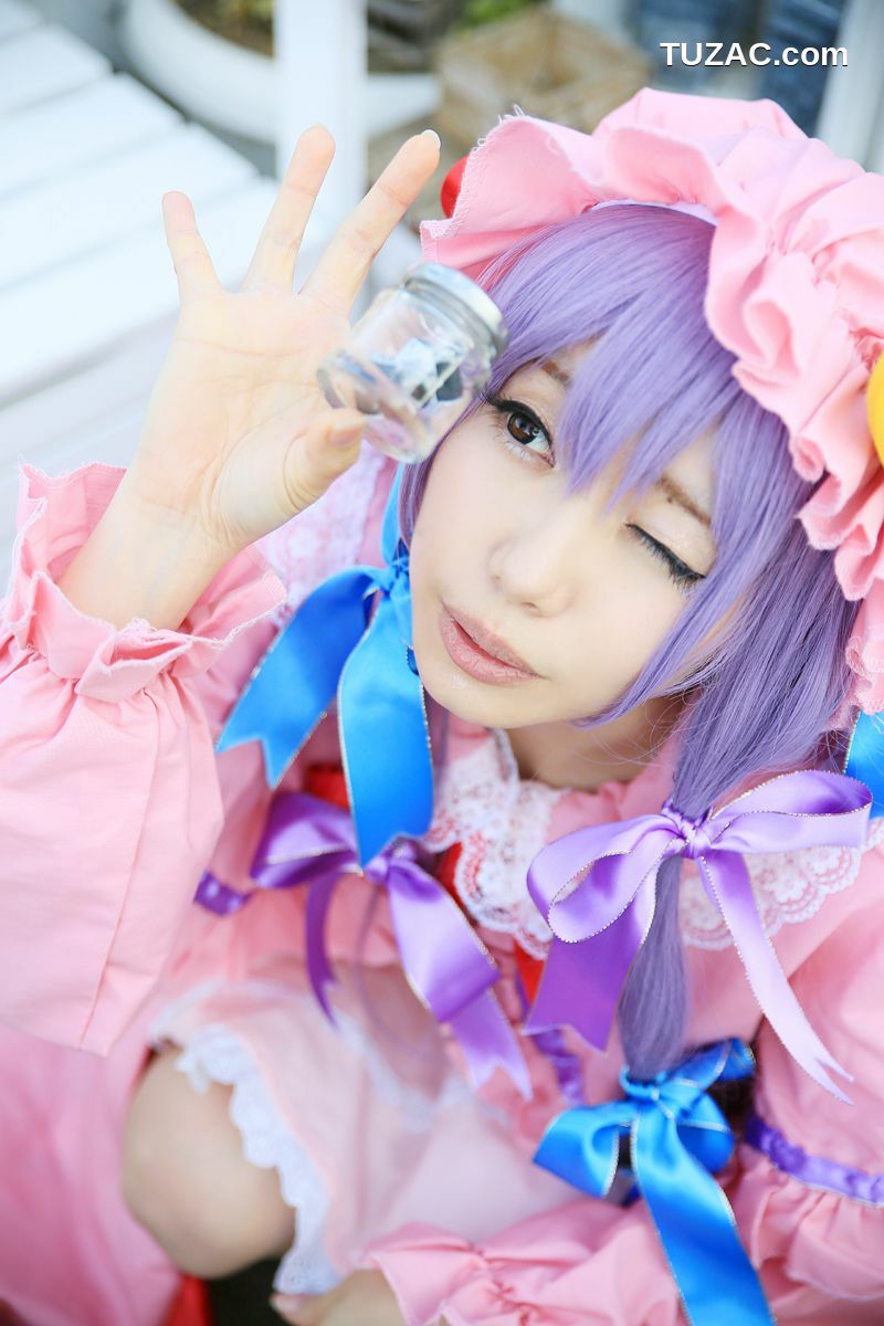 日本CosPlay_早乙女らぶ (目々泽めぐ) 《東方Project》パチュリー·ノーレッジ 写真集
