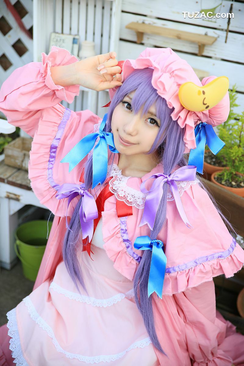 日本CosPlay_早乙女らぶ (目々泽めぐ) 《東方Project》パチュリー·ノーレッジ 写真集