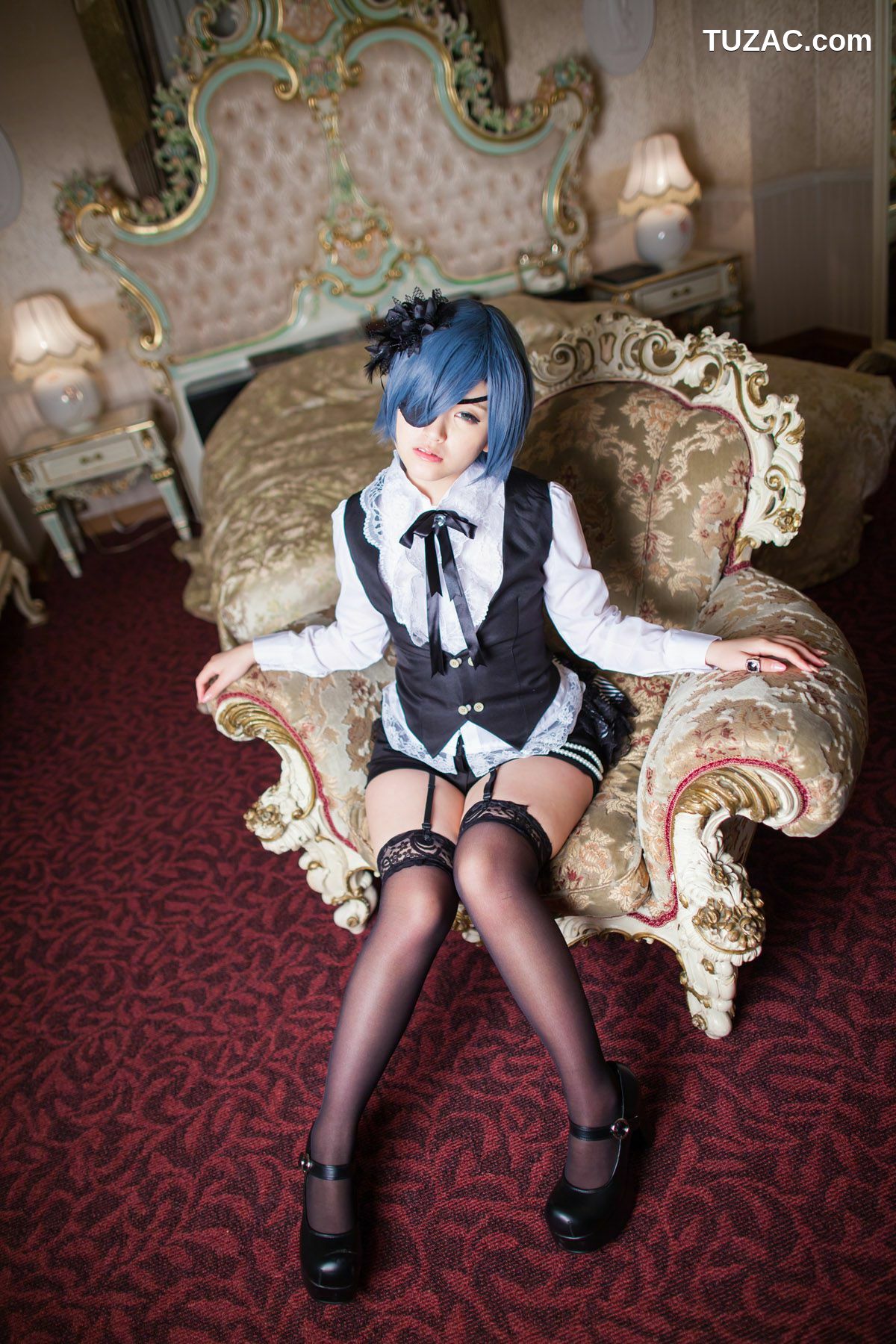 日本CosPlay_木村つな (木村都那) 《Kuroshitsuji》Ciel Phantomhive 写真集[47P]