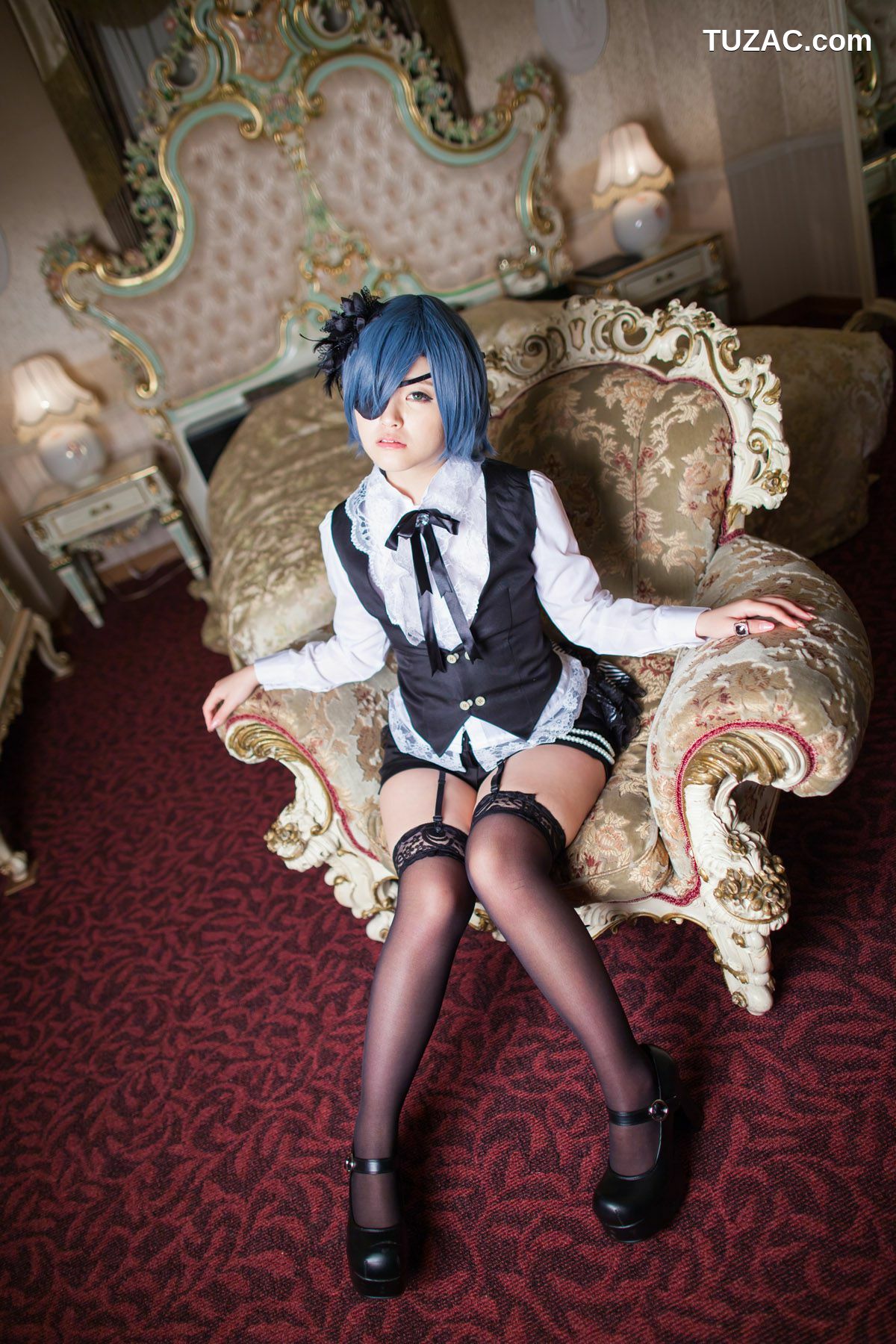 日本CosPlay_木村つな (木村都那) 《Kuroshitsuji》Ciel Phantomhive 写真集[47P]