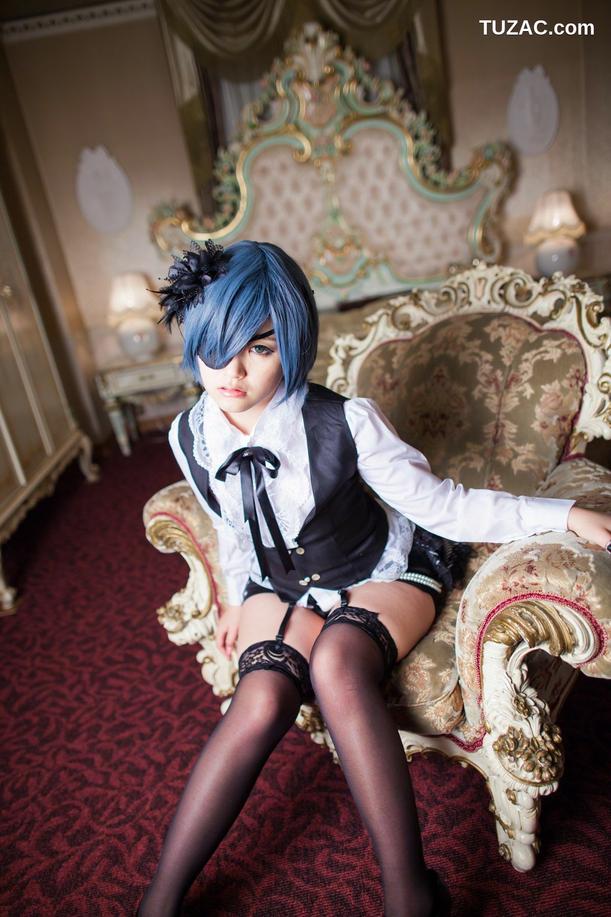 日本CosPlay_木村つな (木村都那) 《Kuroshitsuji》Ciel Phantomhive 写真集[47P]