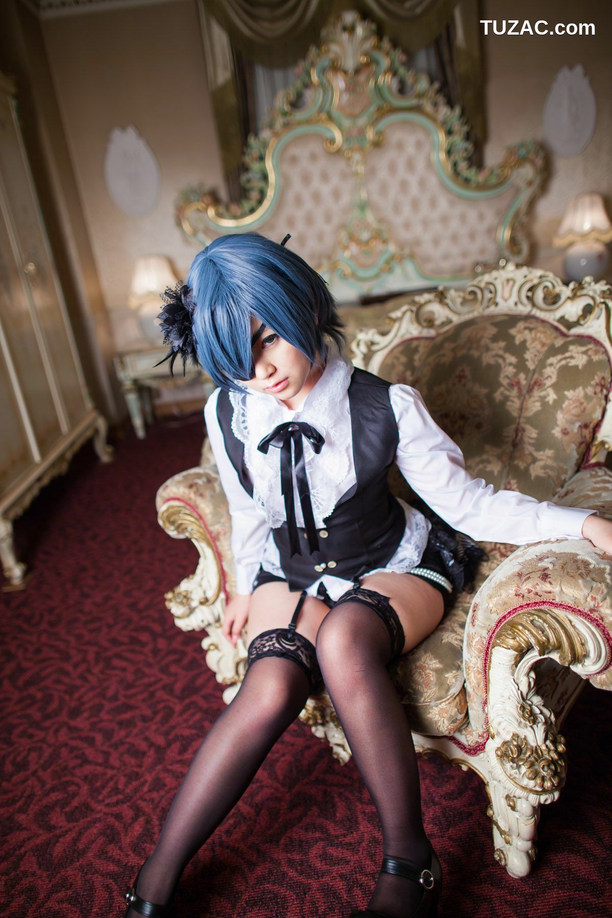 日本CosPlay_木村つな (木村都那) 《Kuroshitsuji》Ciel Phantomhive 写真集[47P]