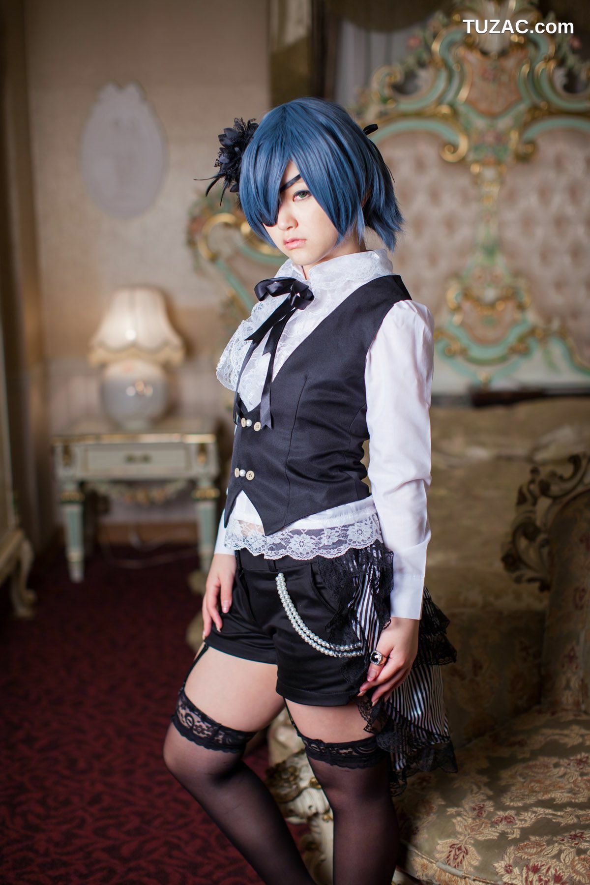 日本CosPlay_木村つな (木村都那) 《Kuroshitsuji》Ciel Phantomhive 写真集[47P]