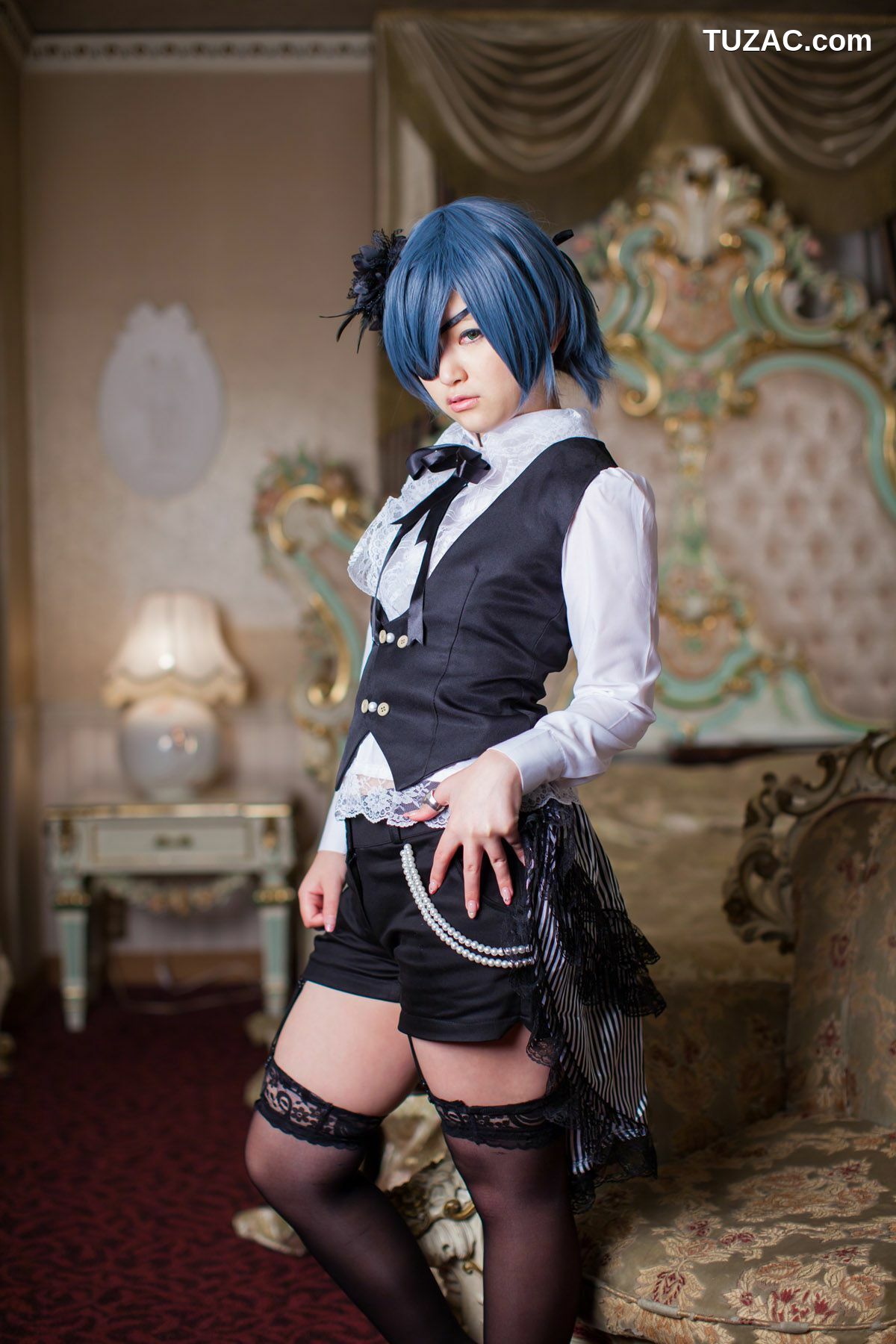 日本CosPlay_木村つな (木村都那) 《Kuroshitsuji》Ciel Phantomhive 写真集[47P]