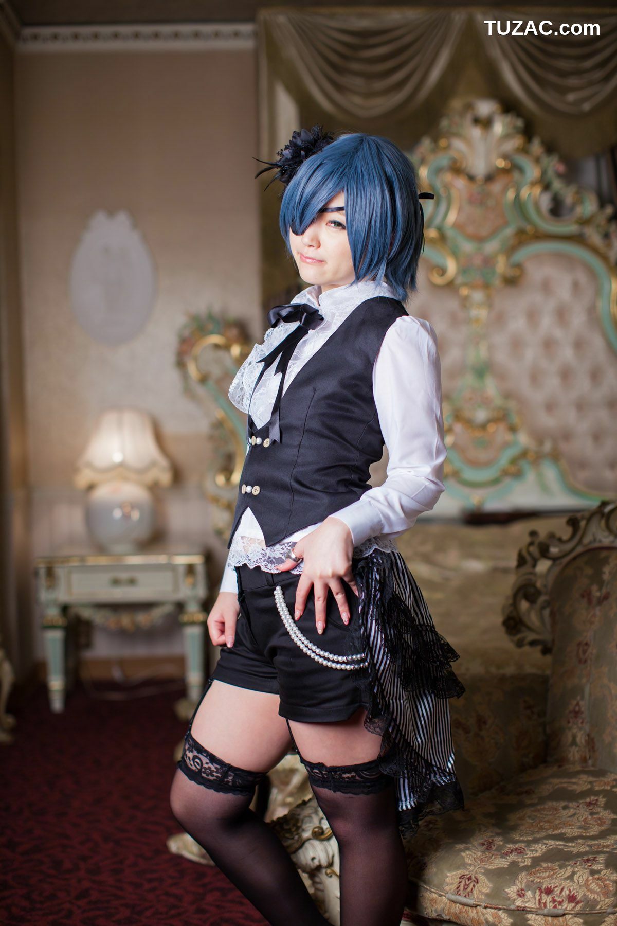 日本CosPlay_木村つな (木村都那) 《Kuroshitsuji》Ciel Phantomhive 写真集[47P]