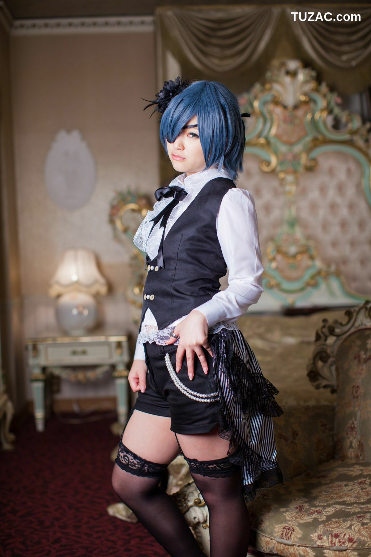 日本CosPlay_木村つな (木村都那) 《Kuroshitsuji》Ciel Phantomhive 写真集[47P]