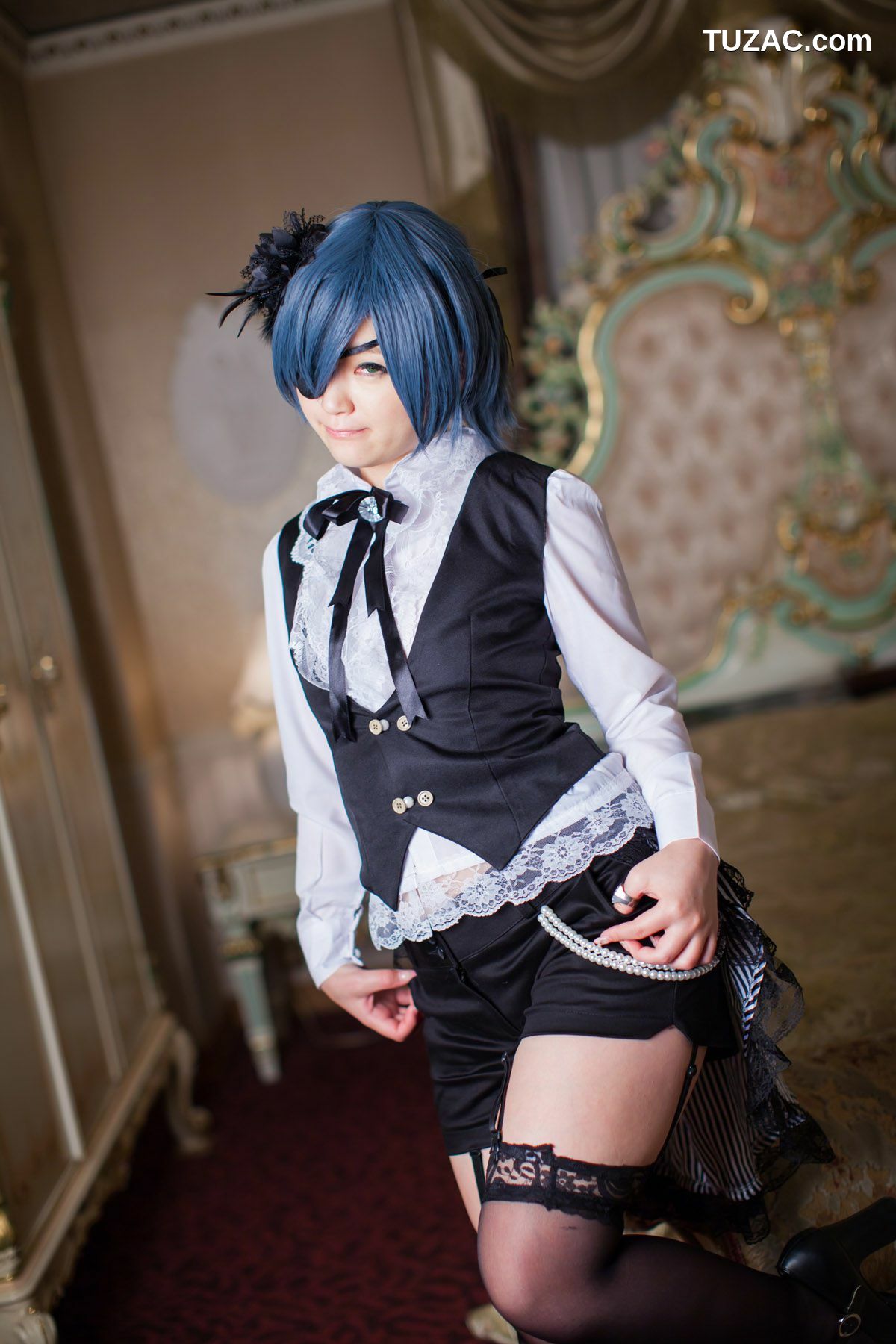 日本CosPlay_木村つな (木村都那) 《Kuroshitsuji》Ciel Phantomhive 写真集[47P]