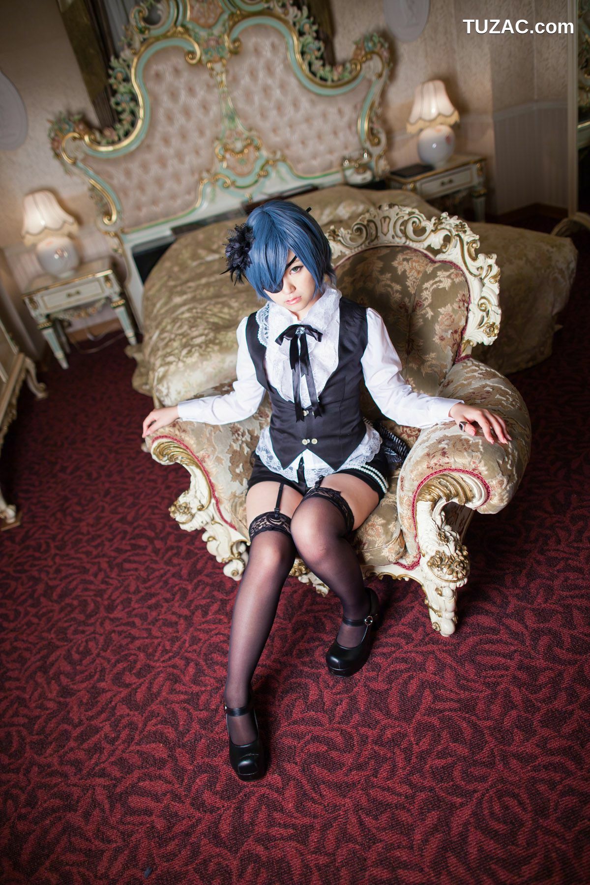 日本CosPlay_木村つな (木村都那) 《Kuroshitsuji》Ciel Phantomhive 写真集[47P]