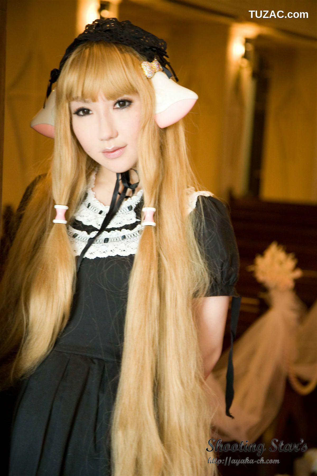 日本CosPlay_绫香 (Saku サク) 《Chobits》Chii+Freya 写真集[47P]