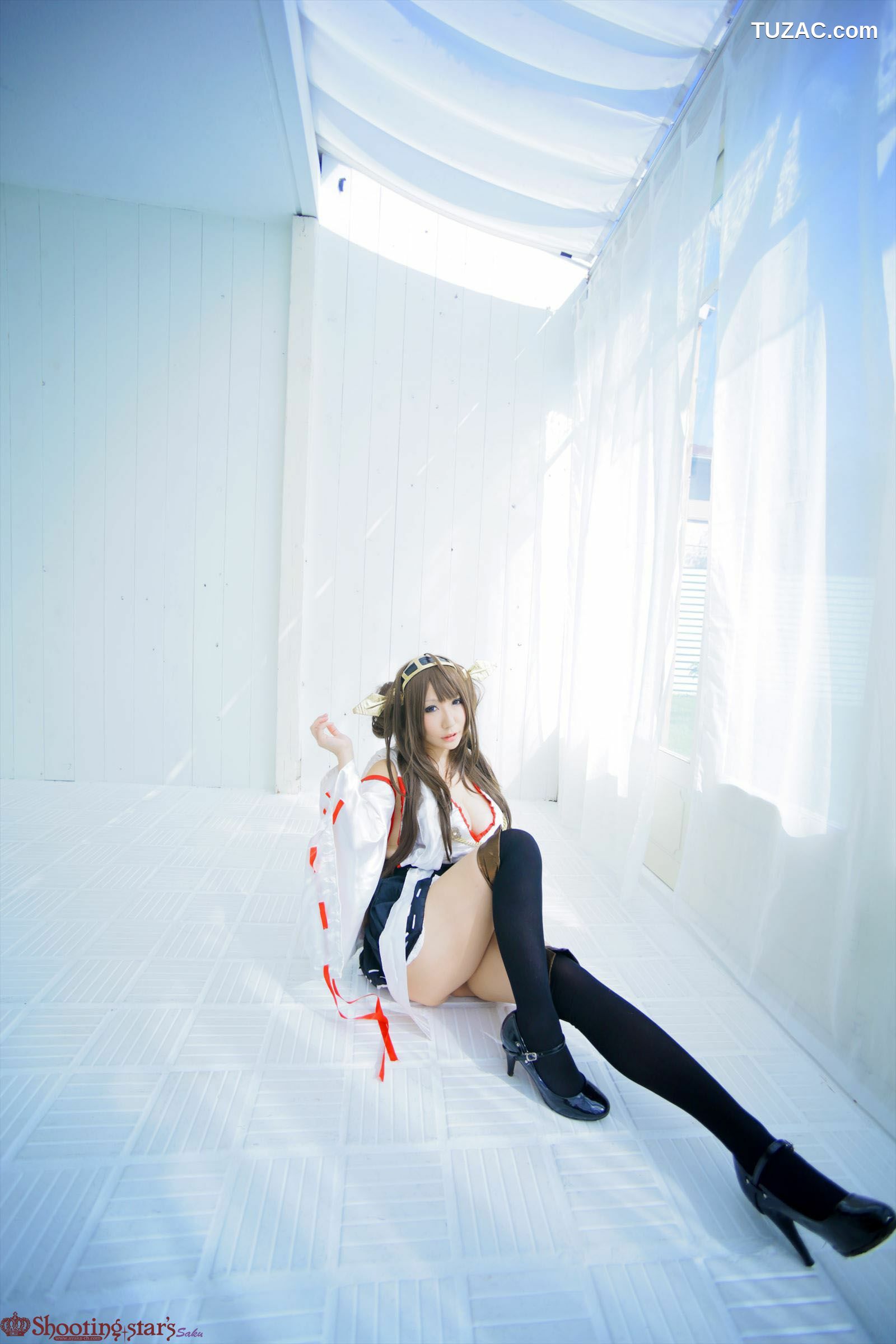 日本CosPlay_绫香 (Saku サク) 《Kantai Collection》Kongou(金剛) 写真集[115P]