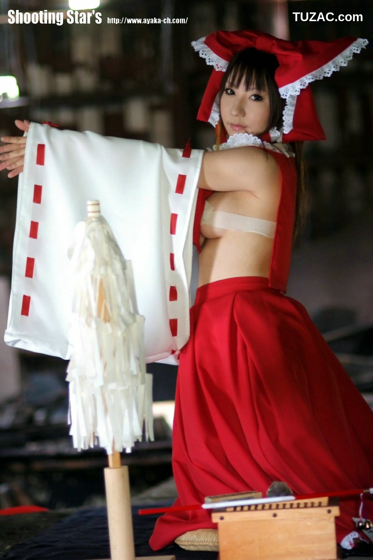 日本CosPlay_绫香 (Saku サク) 《Touhou Project》Hakurei Reimu+Kirisame Marisa 写真集[115P]