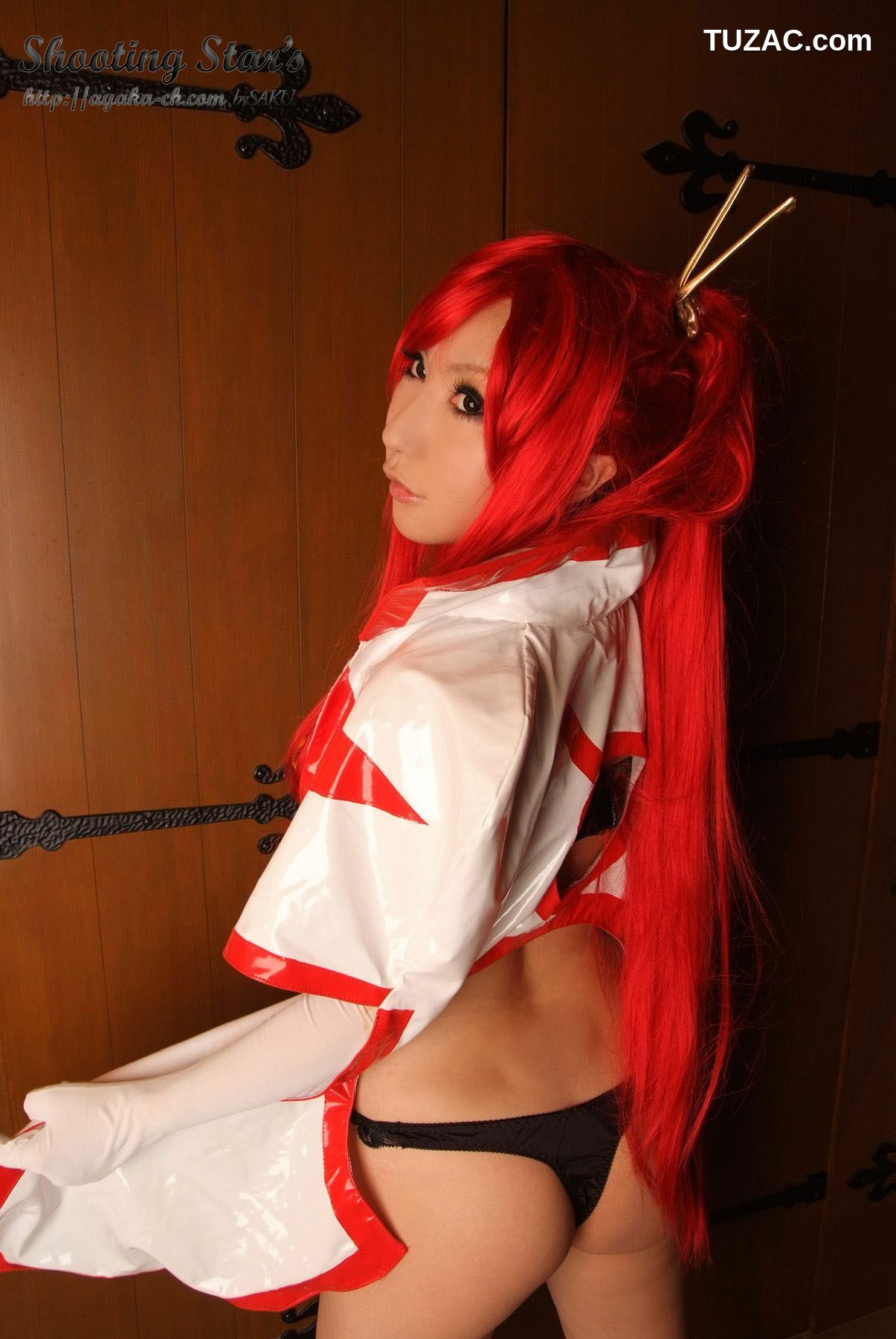 日本CosPlay_绫香 (Saku サク) 《天元突破》美女狙击手主角-优子 写真集