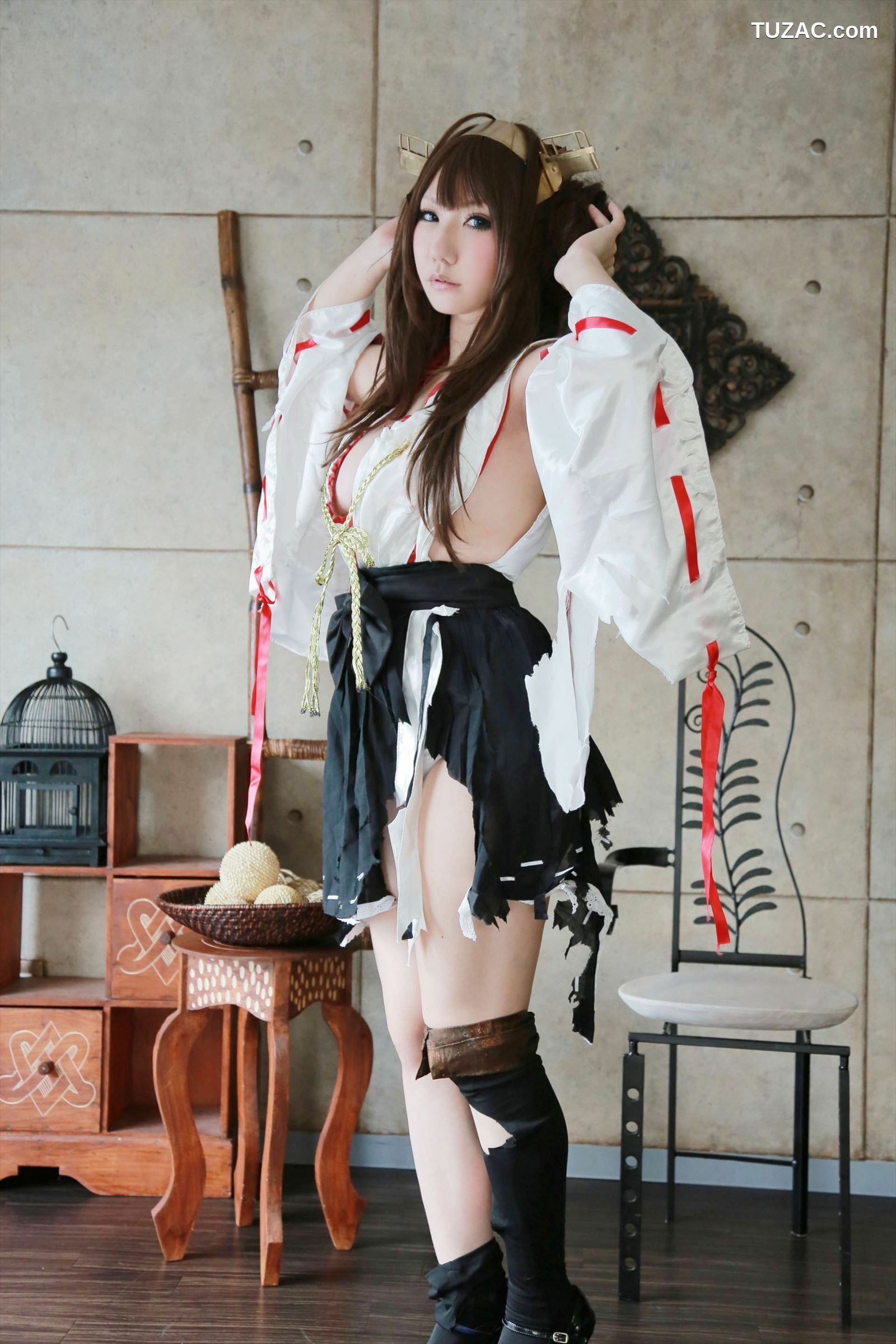 日本CosPlay_绫香 (Sakuサク) 《Kantai Collection》Kongou 第二部 写真集[110P]