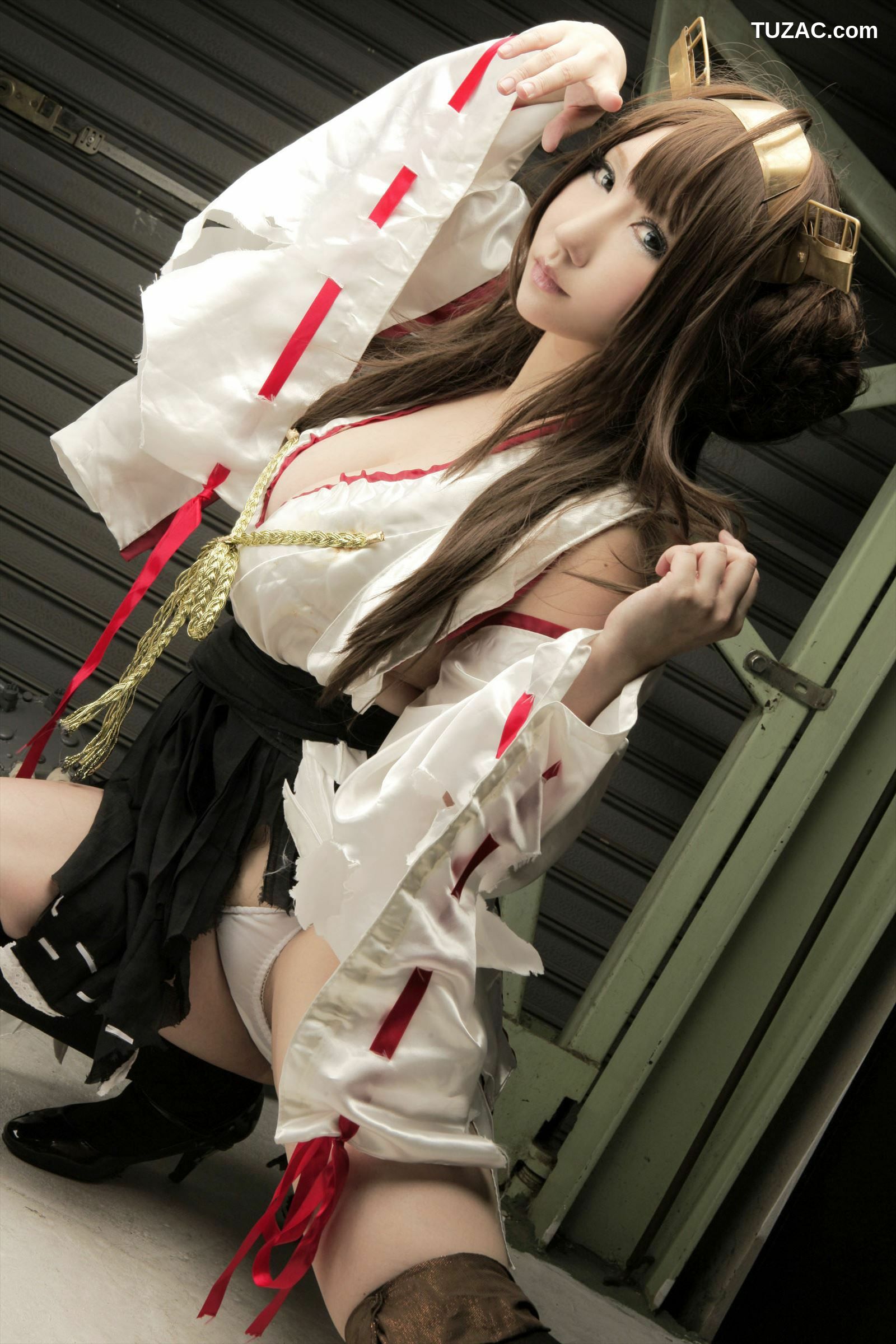 日本CosPlay_绫香 (Sakuサク) 《Kantai Collection》Kongou 第二部 写真集[110P]