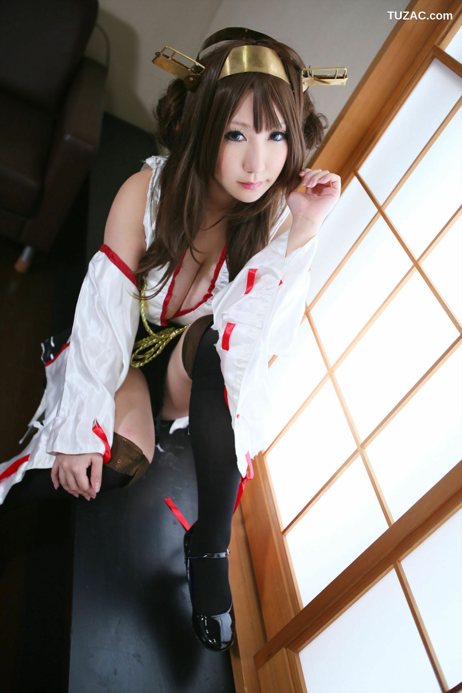 日本CosPlay_绫香 (Sakuサク) 《Kantai Collection》Kongou 第二部 写真集[110P]