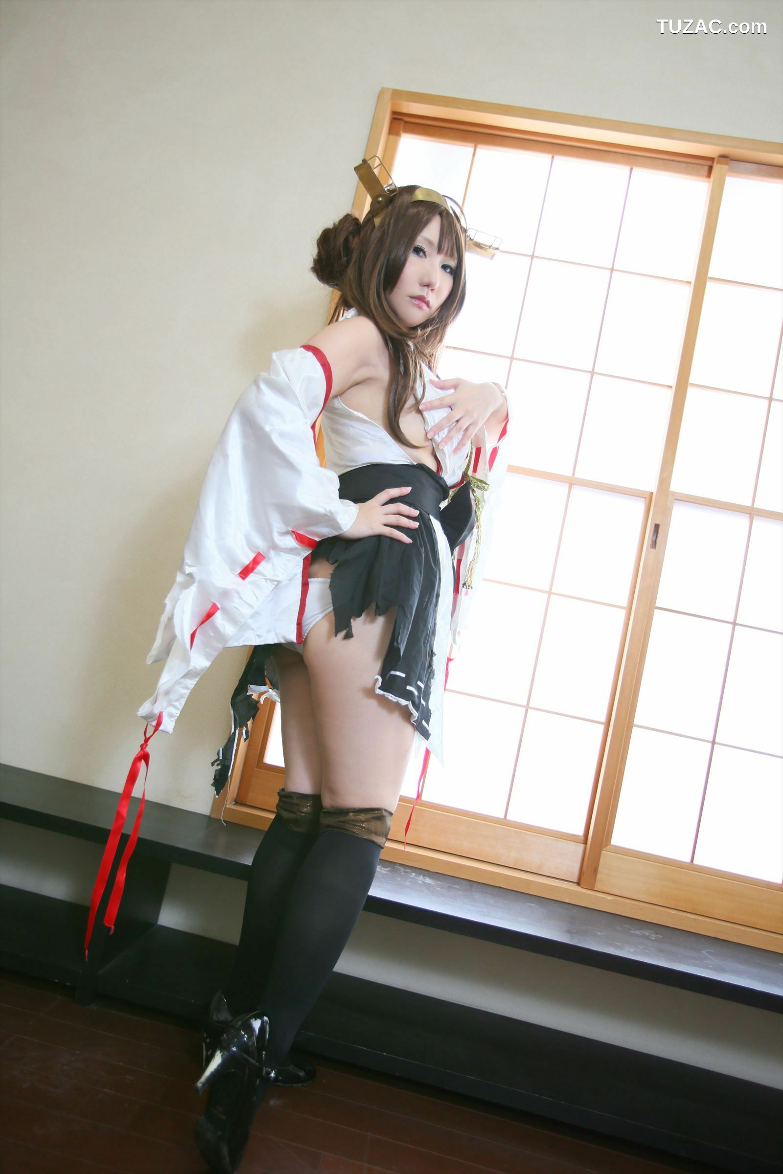 日本CosPlay_绫香 (Sakuサク) 《Kantai Collection》Kongou 第二部 写真集[110P]