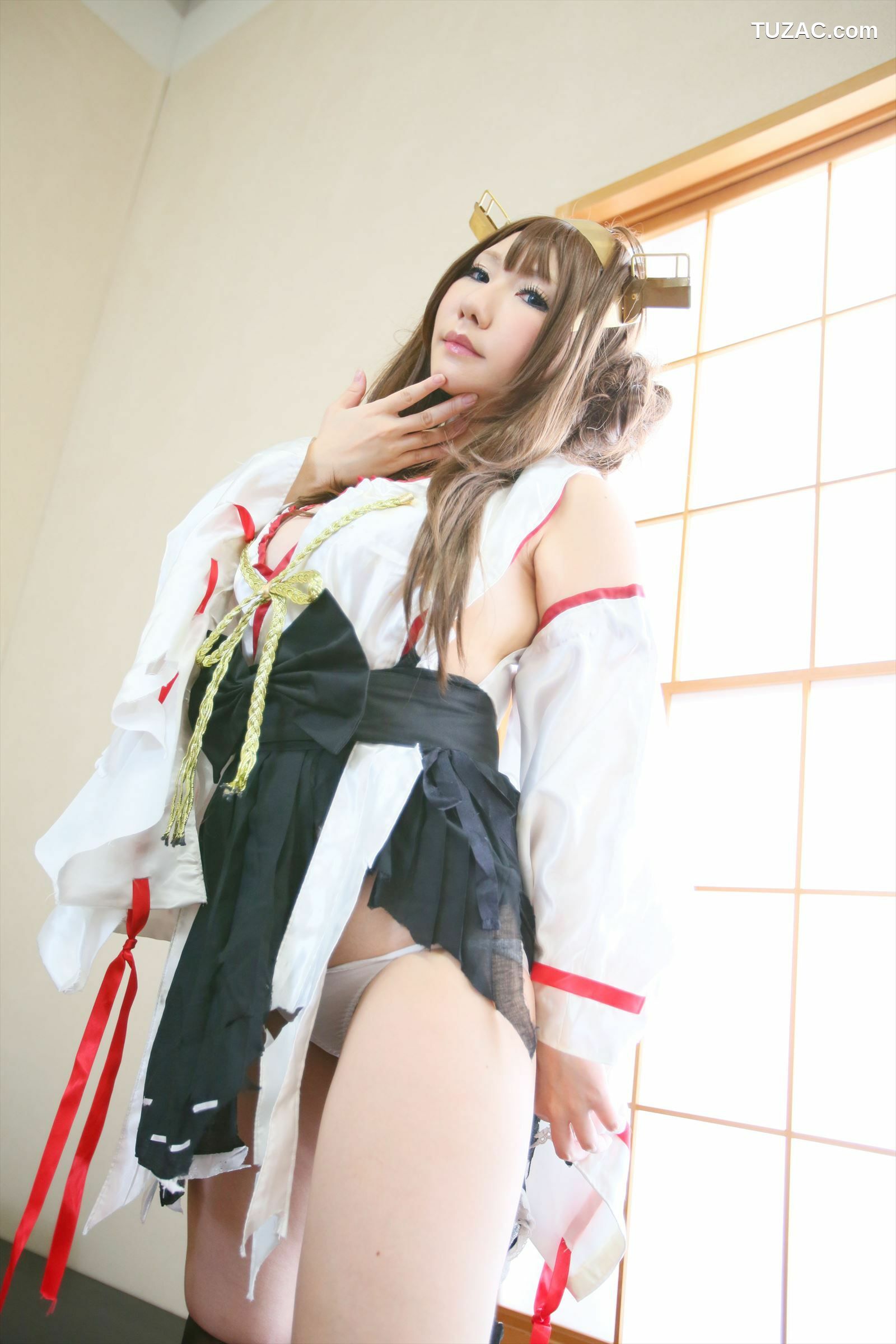 日本CosPlay_绫香 (Sakuサク) 《Kantai Collection》Kongou 第二部 写真集[110P]