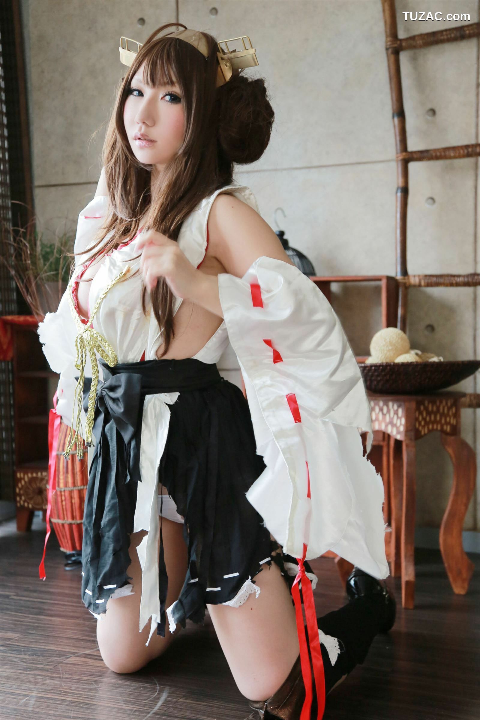 日本CosPlay_绫香 (Sakuサク) 《Kantai Collection》Kongou 第二部 写真集[110P]