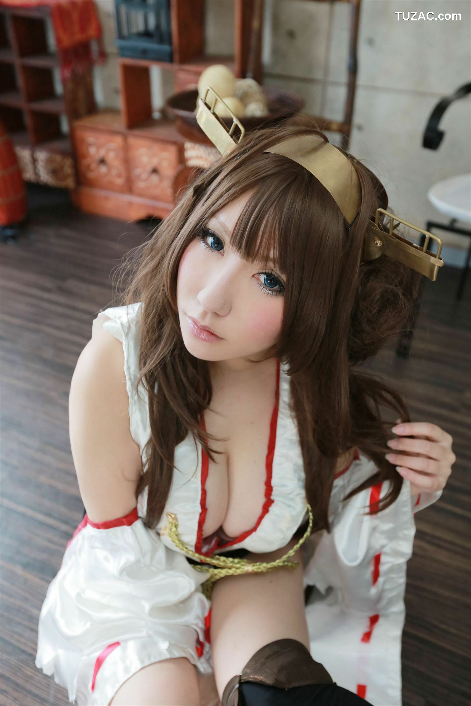 日本CosPlay_绫香 (Sakuサク) 《Kantai Collection》Kongou 第二部 写真集[110P]