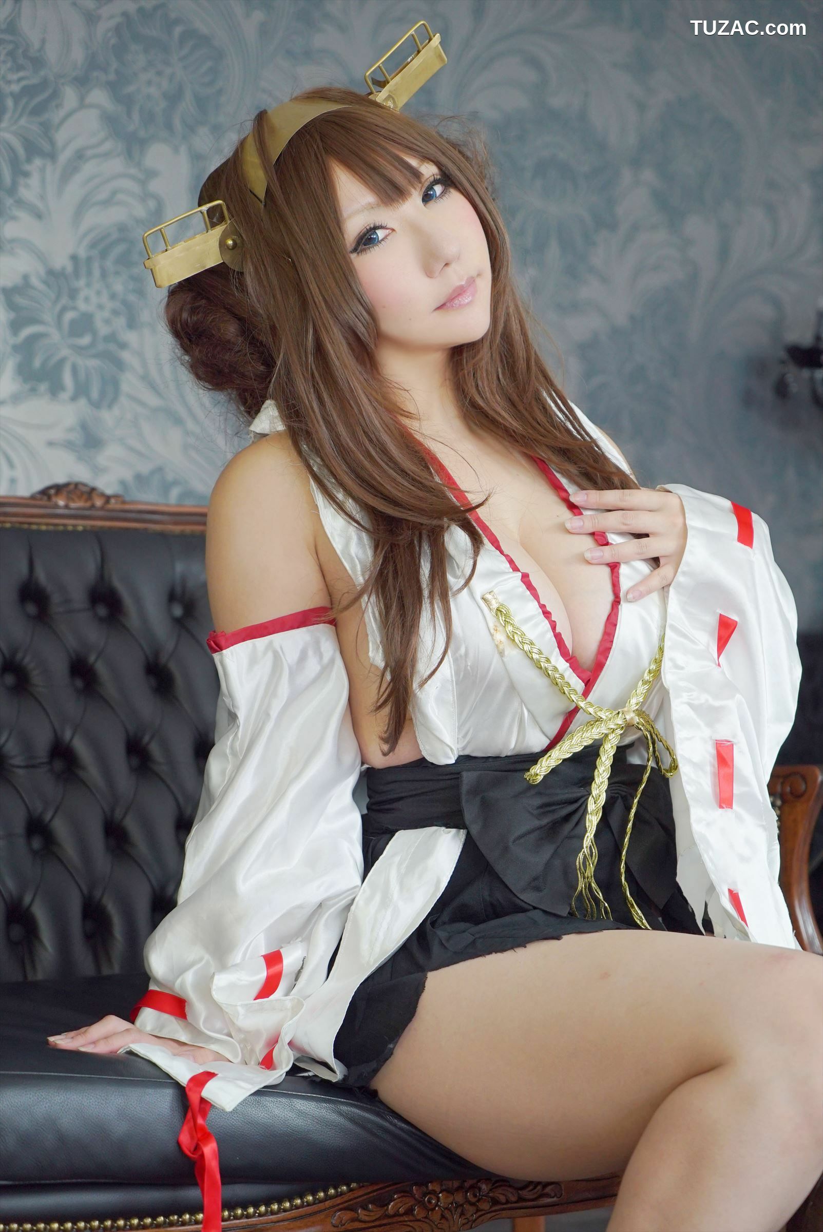 日本CosPlay_绫香 (Sakuサク) 《Kantai Collection》Kongou 第二部 写真集[110P]