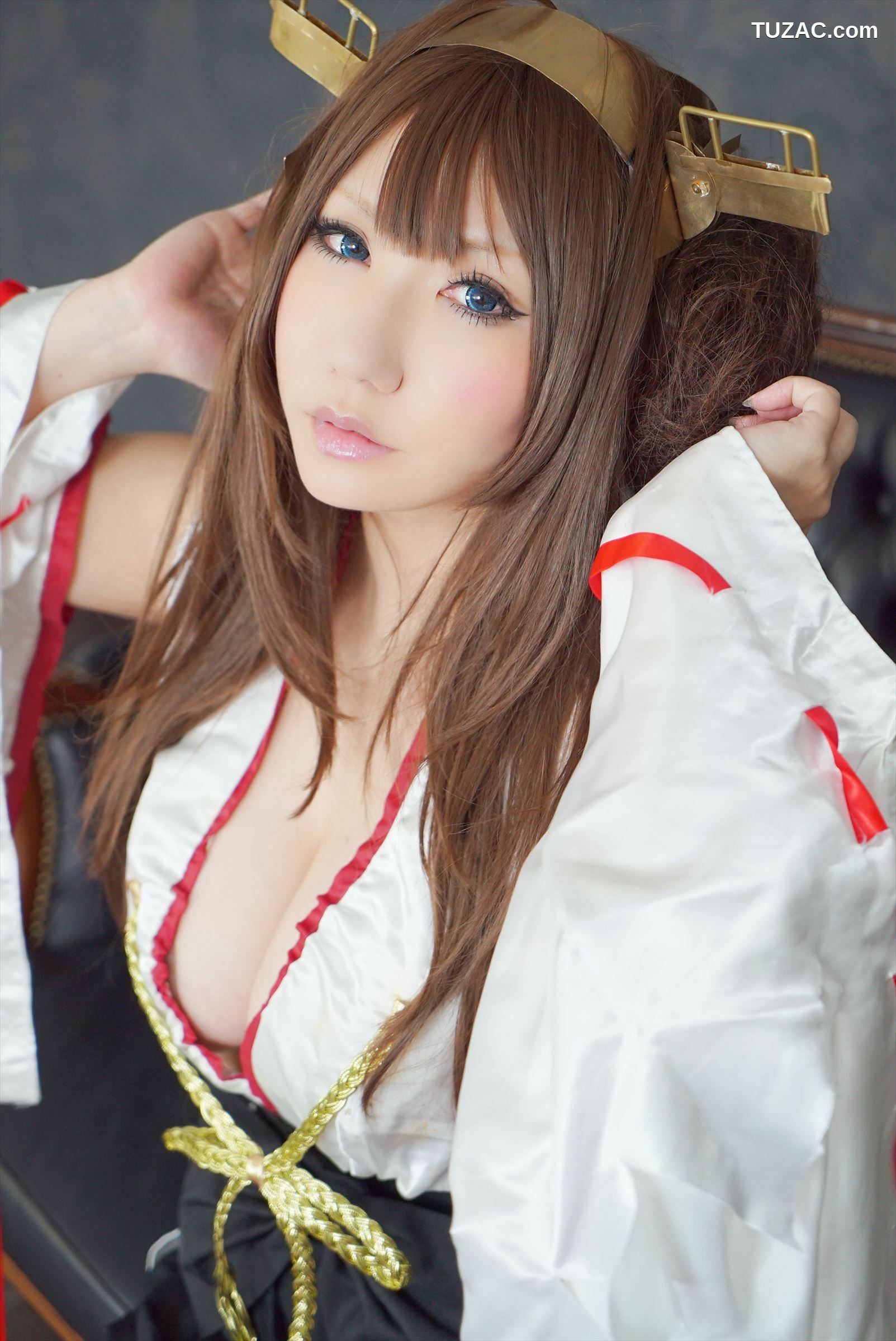 日本CosPlay_绫香 (Sakuサク) 《Kantai Collection》Kongou 第二部 写真集[110P]