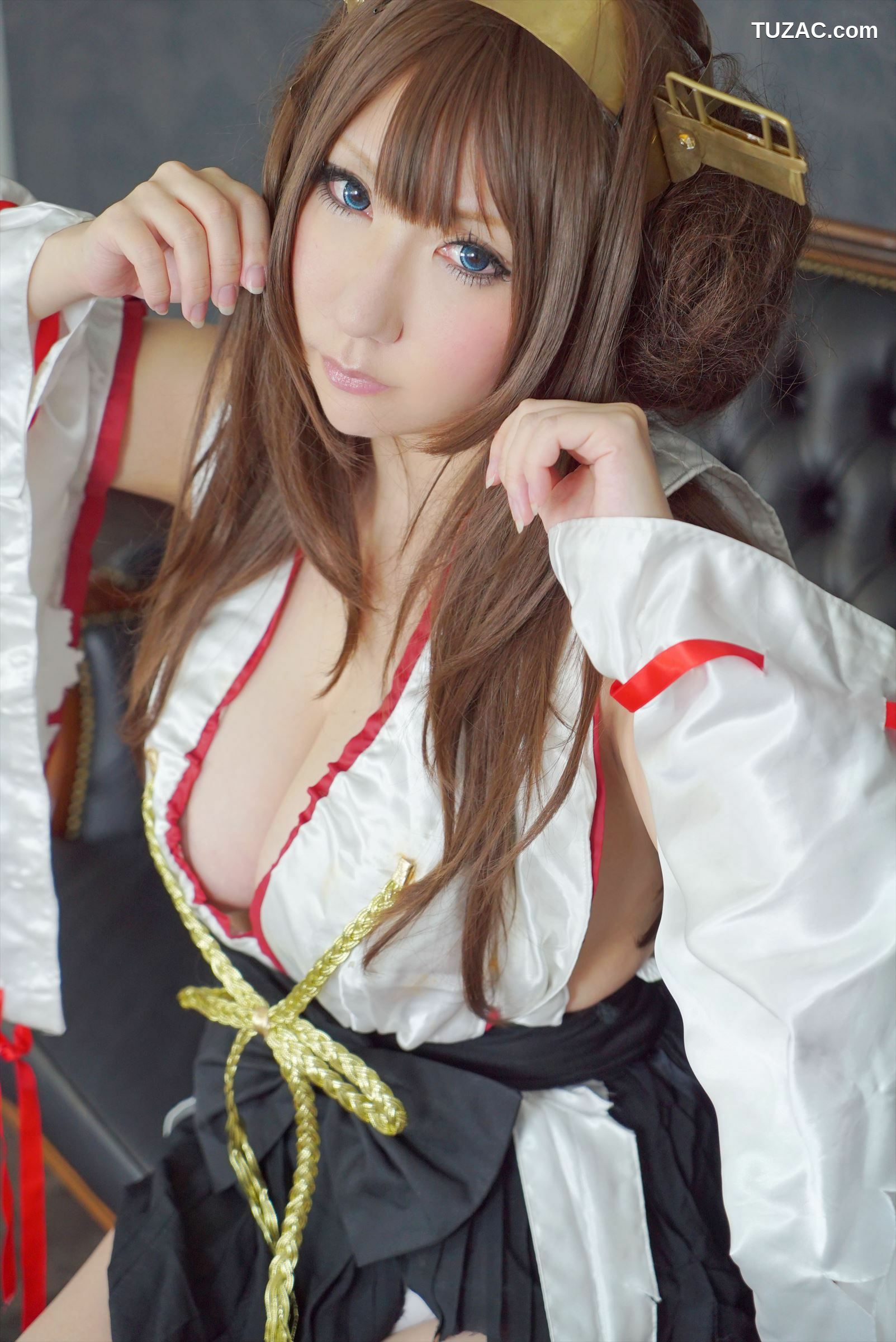 日本CosPlay_绫香 (Sakuサク) 《Kantai Collection》Kongou 第二部 写真集[110P]