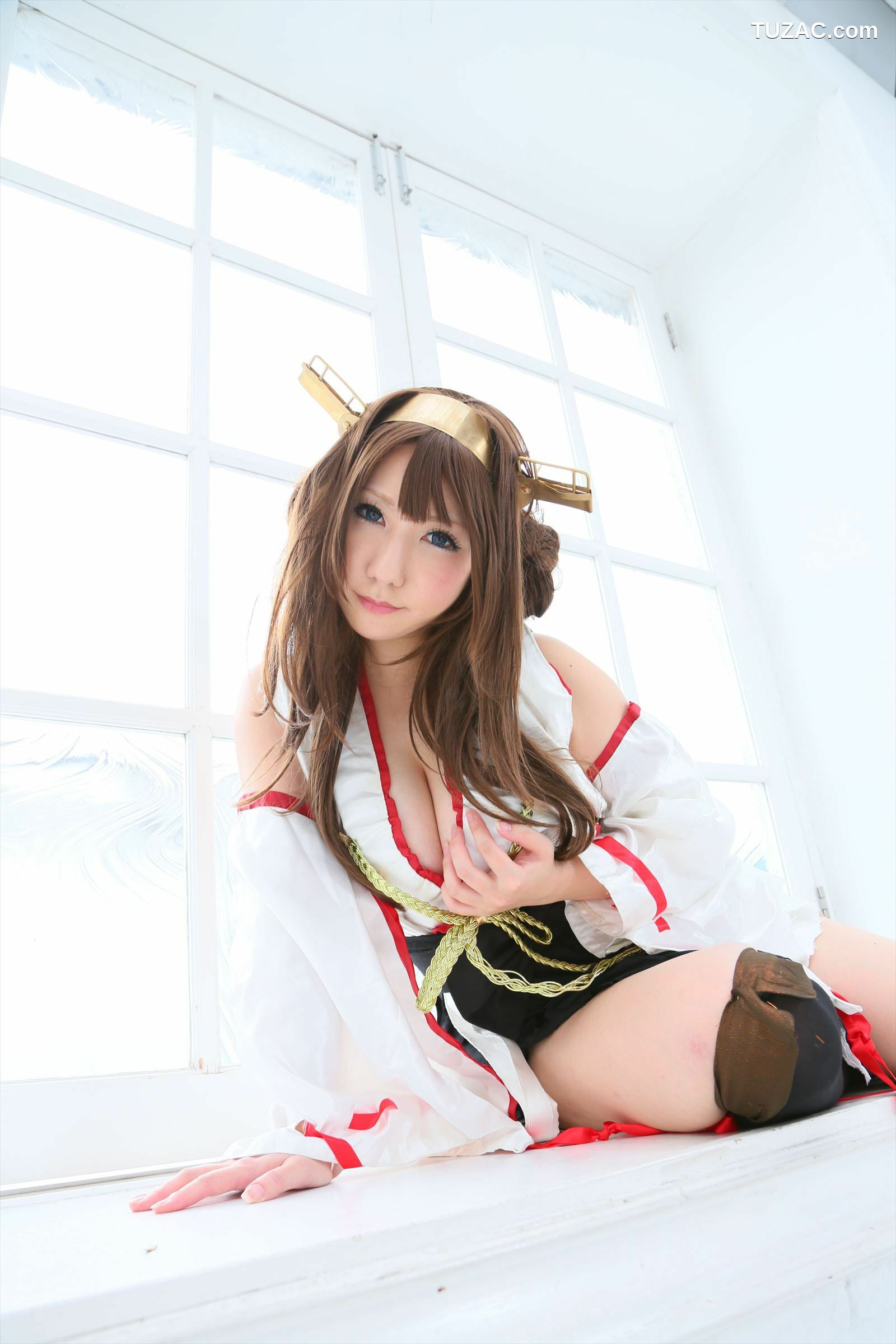 日本CosPlay_绫香 (Sakuサク) 《Kantai Collection》Kongou 第二部 写真集[110P]