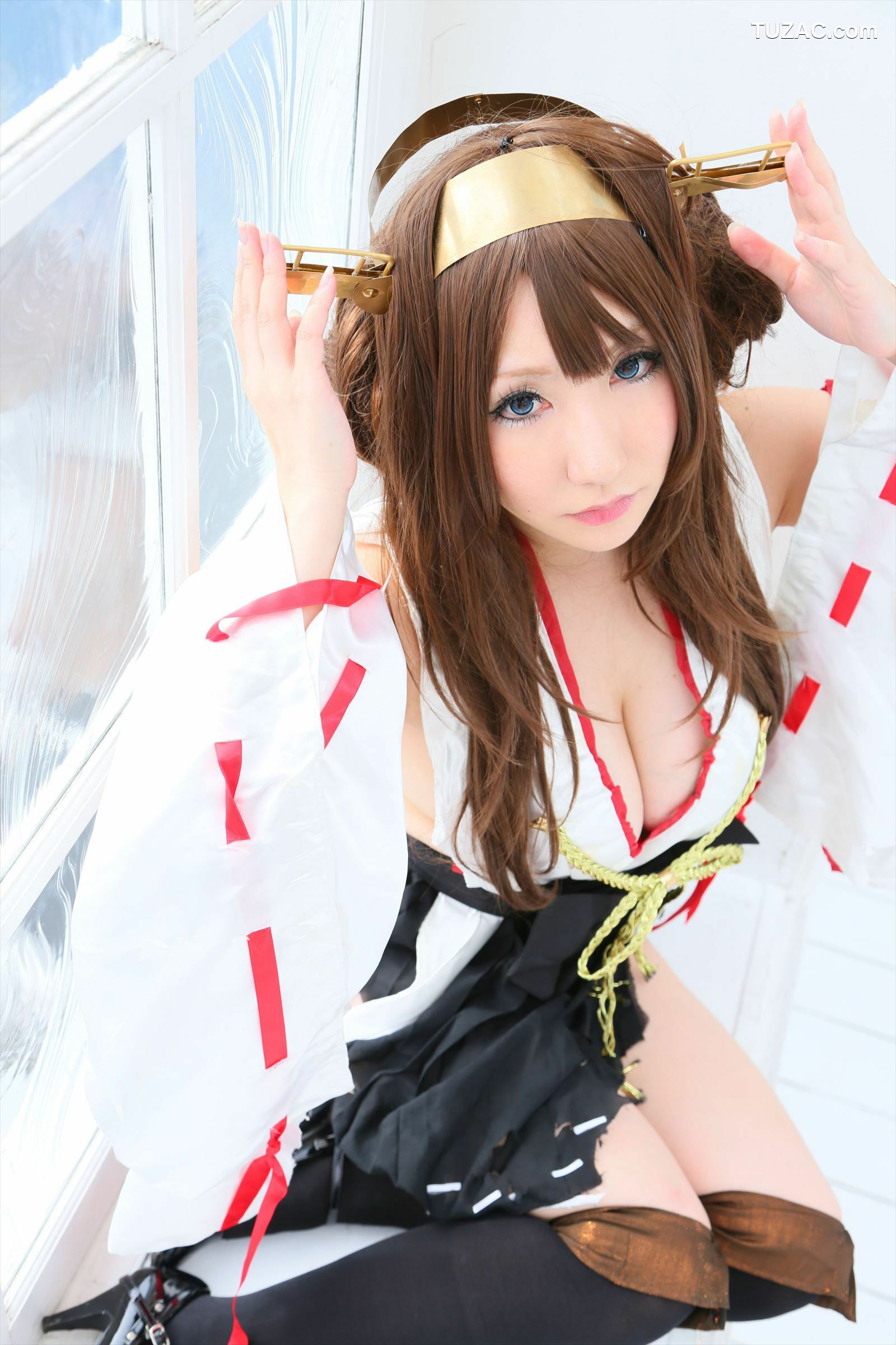 日本CosPlay_绫香 (Sakuサク) 《Kantai Collection》Kongou 第二部 写真集[110P]