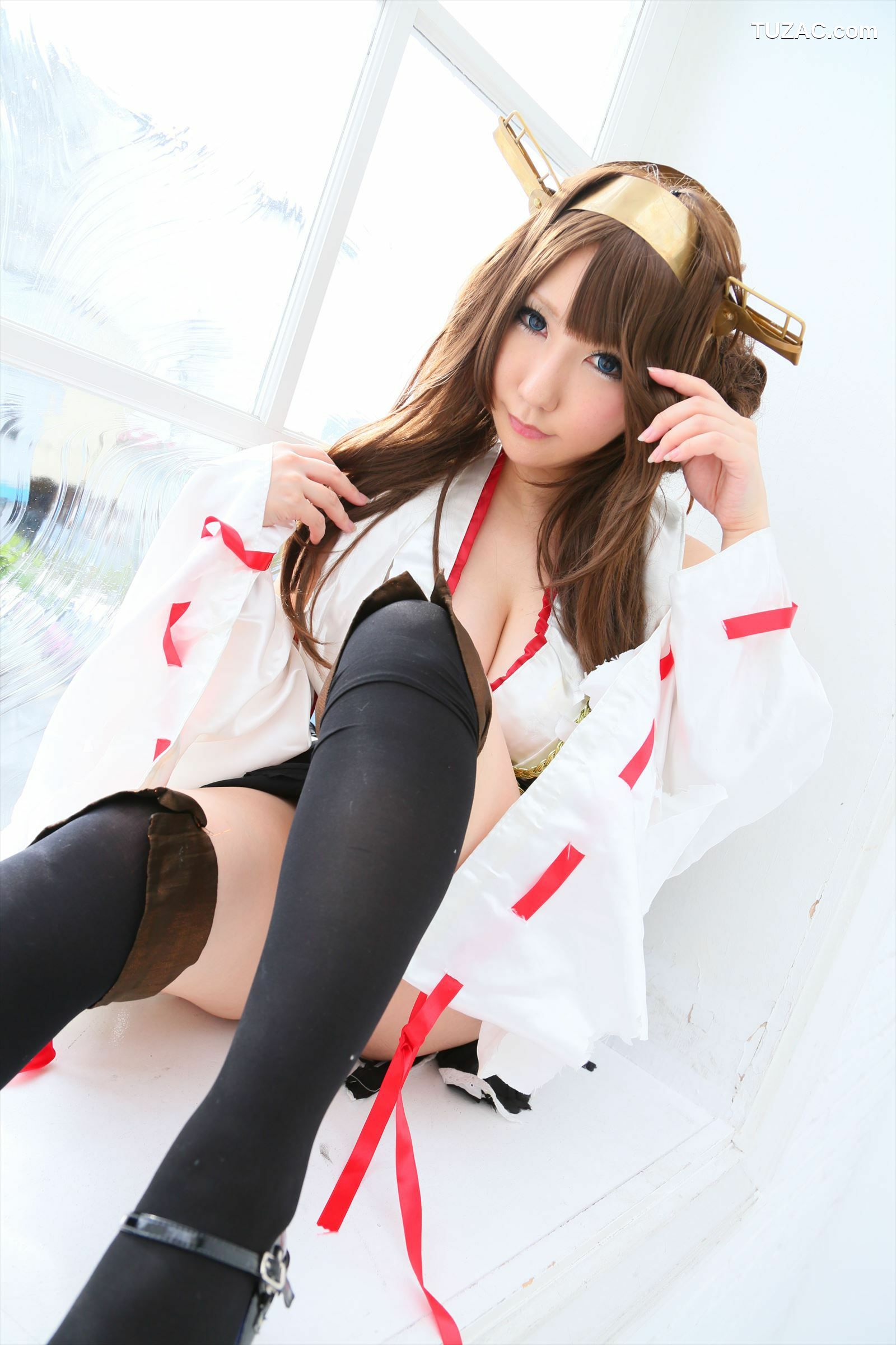 日本CosPlay_绫香 (Sakuサク) 《Kantai Collection》Kongou 第二部 写真集[110P]