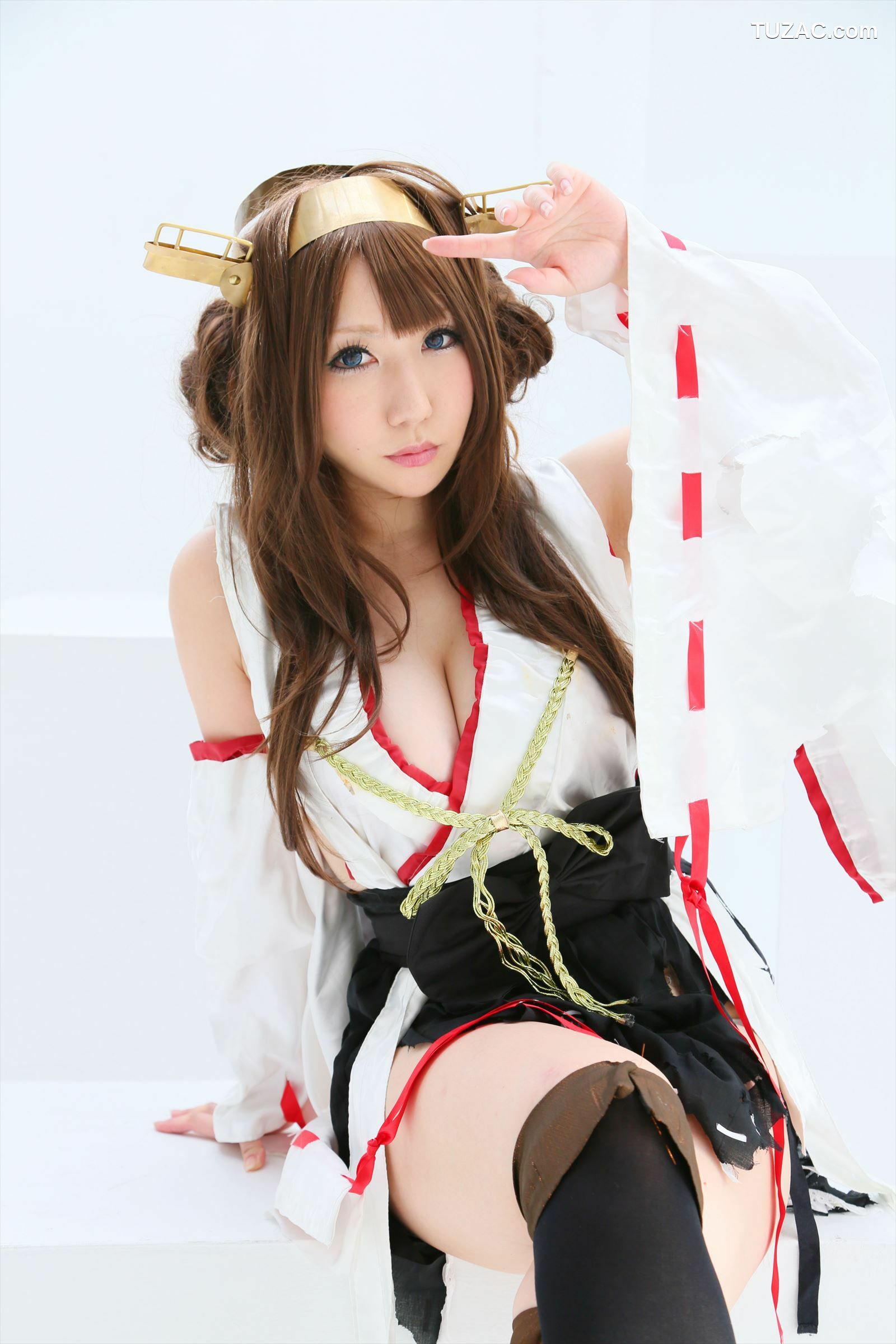 日本CosPlay_绫香 (Sakuサク) 《Kantai Collection》Kongou 第二部 写真集[110P]