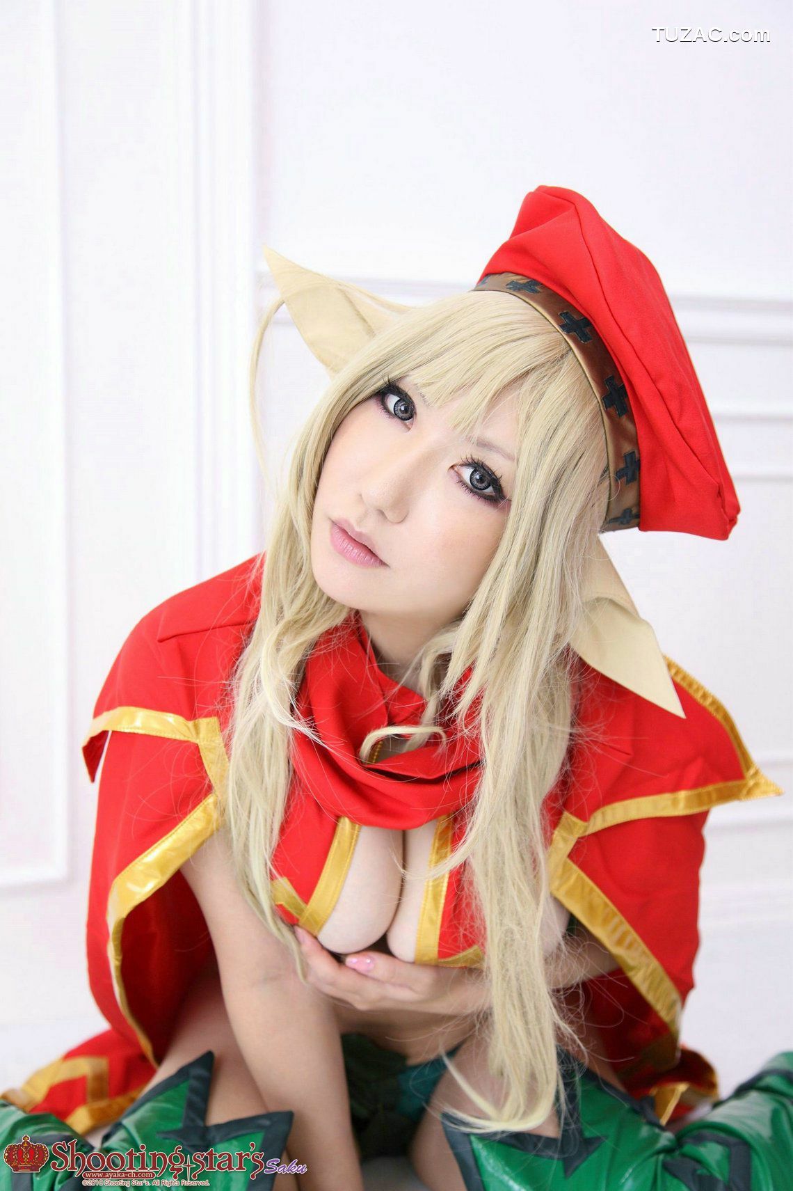 日本CosPlay_绫香サク (Saku Ayaka) 《クイーンズブレイドQueen&#039;s Blade》アイリ &amp; Alleyne 写真集