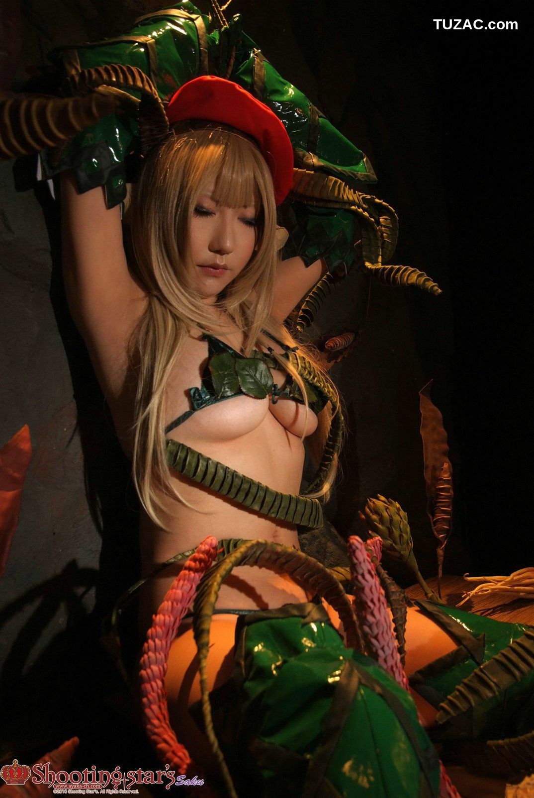 日本CosPlay_绫香サク (Saku Ayaka) 《クイーンズブレイドQueen&#039;s Blade》アイリ &amp; Alleyne 写真集