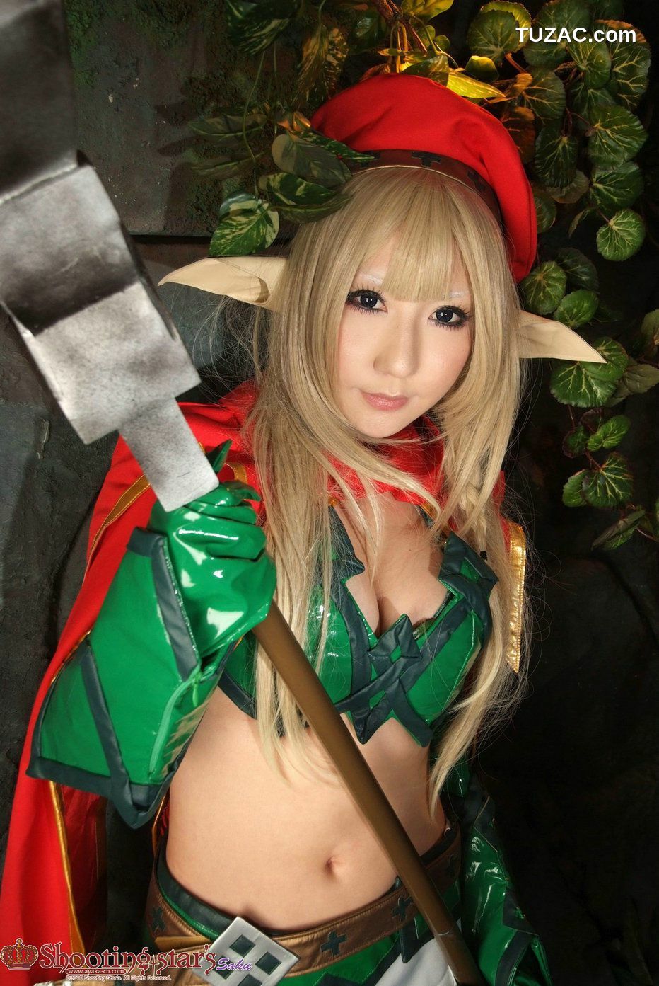 日本CosPlay_绫香サク (Saku Ayaka) 《クイーンズブレイドQueen&#039;s Blade》アイリ &amp; Alleyne 写真集