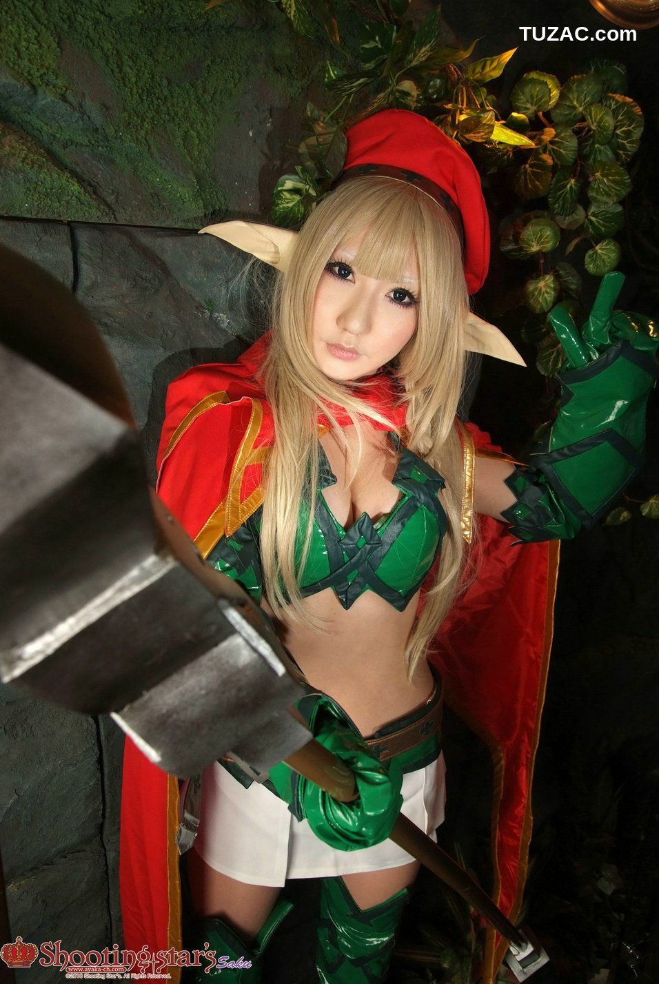 日本CosPlay_绫香サク (Saku Ayaka) 《クイーンズブレイドQueen&#039;s Blade》アイリ &amp; Alleyne 写真集