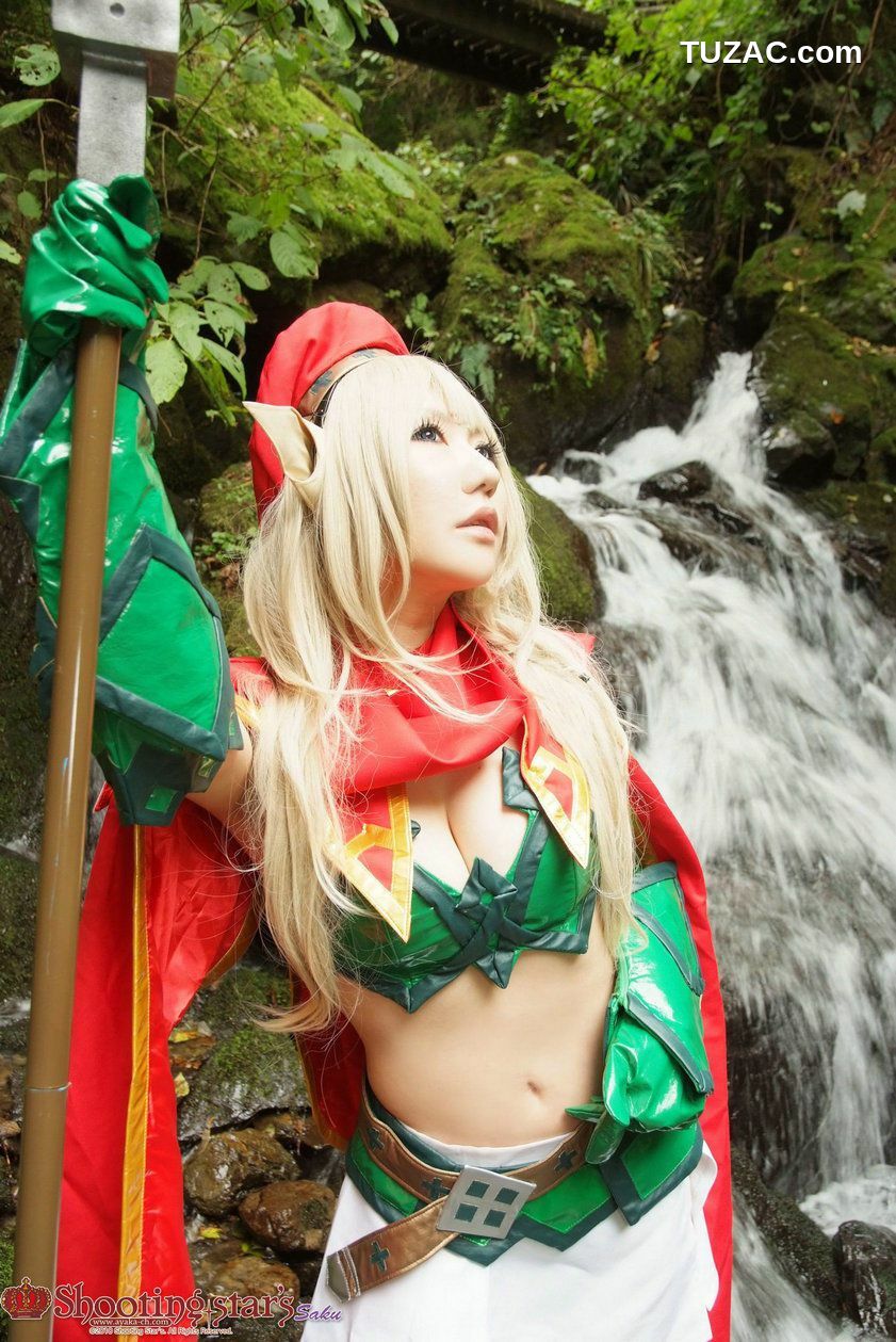 日本CosPlay_绫香サク (Saku Ayaka) 《クイーンズブレイドQueen&#039;s Blade》アイリ &amp; Alleyne 写真集