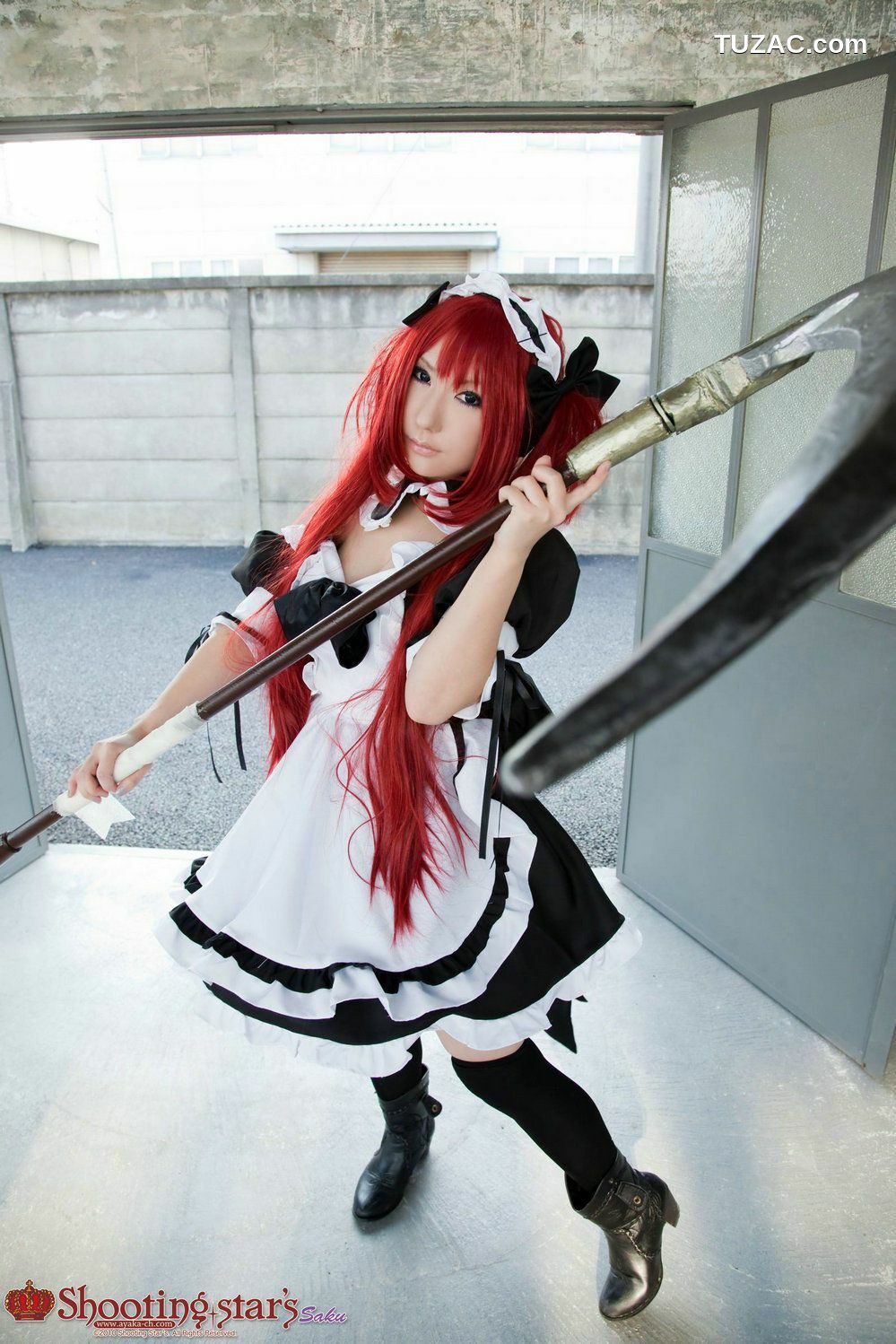 日本CosPlay_绫香サク (Saku Ayaka) 《クイーンズブレイドQueen&#039;s Blade》アイリ &amp; Alleyne 写真集