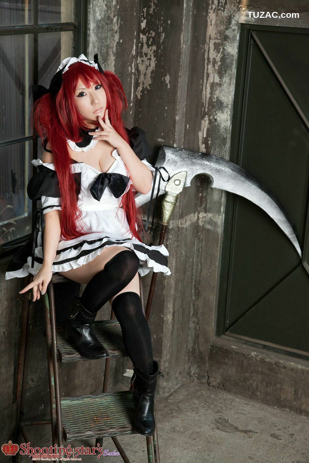 日本CosPlay_绫香サク (Saku Ayaka) 《クイーンズブレイドQueen&#039;s Blade》アイリ &amp; Alleyne 写真集