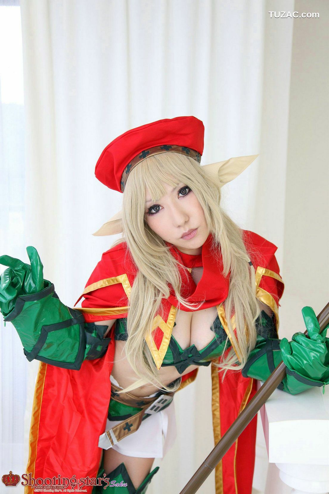 日本CosPlay_绫香サク (Saku Ayaka) 《クイーンズブレイドQueen&#039;s Blade》アイリ &amp; Alleyne 写真集