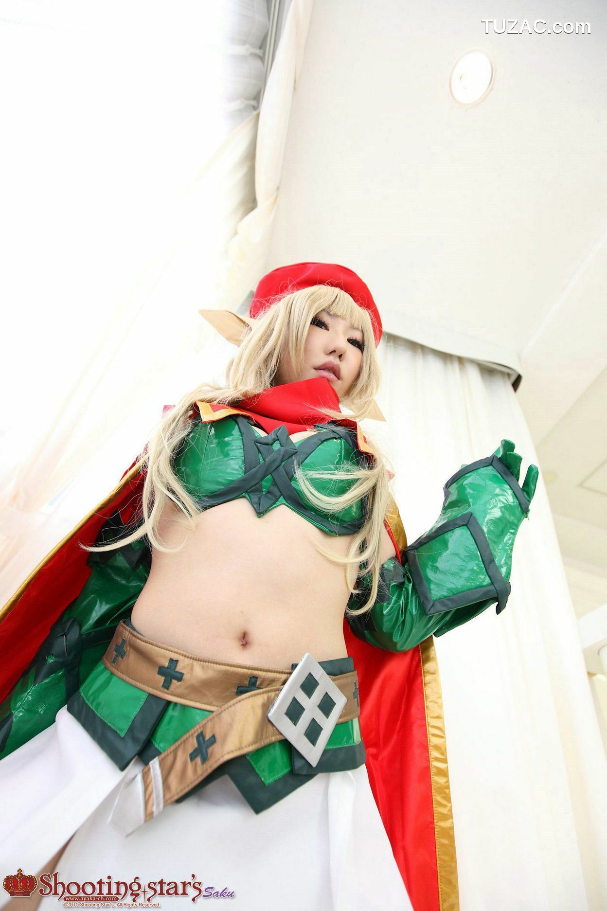 日本CosPlay_绫香サク (Saku Ayaka) 《クイーンズブレイドQueen&#039;s Blade》アイリ &amp; Alleyne 写真集