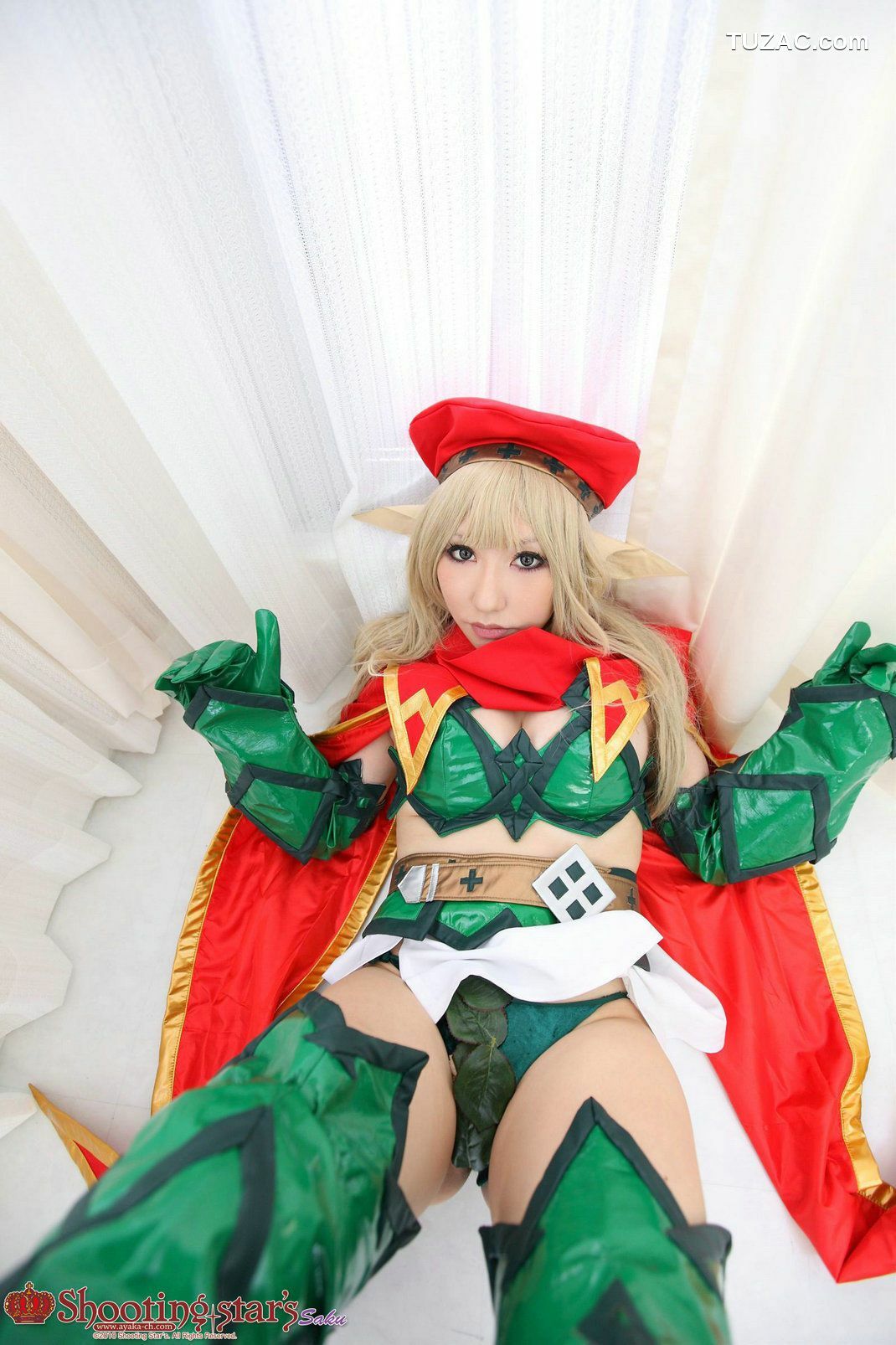 日本CosPlay_绫香サク (Saku Ayaka) 《クイーンズブレイドQueen&#039;s Blade》アイリ &amp; Alleyne 写真集