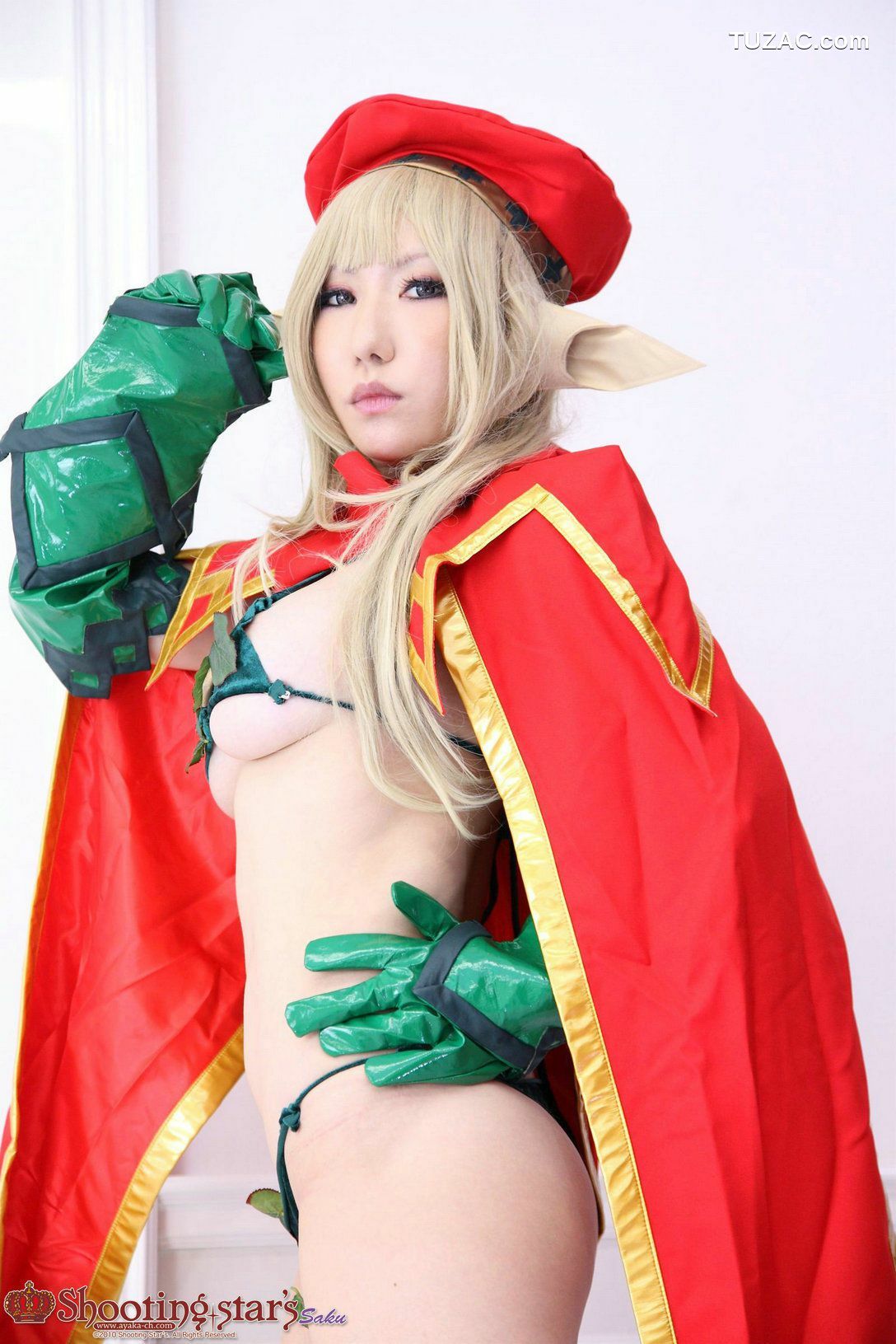 日本CosPlay_绫香サク (Saku Ayaka) 《クイーンズブレイドQueen&#039;s Blade》アイリ &amp; Alleyne 写真集