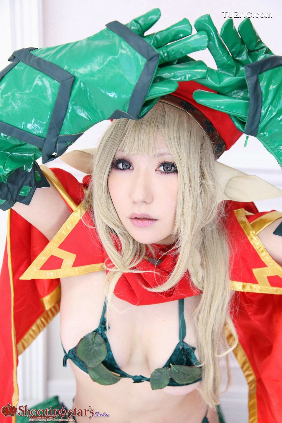 日本CosPlay_绫香サク (Saku Ayaka) 《クイーンズブレイドQueen&#039;s Blade》アイリ &amp; Alleyne 写真集