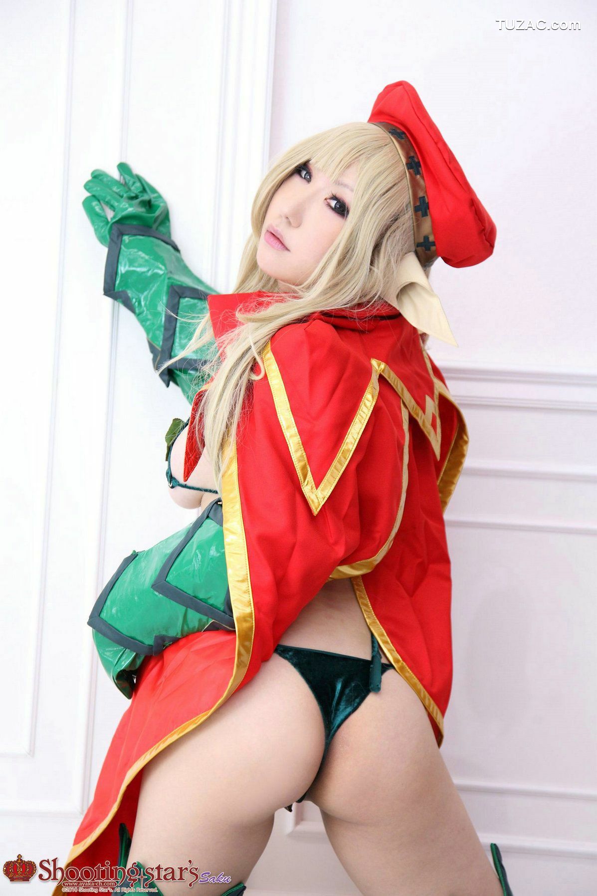 日本CosPlay_绫香サク (Saku Ayaka) 《クイーンズブレイドQueen&#039;s Blade》アイリ &amp; Alleyne 写真集