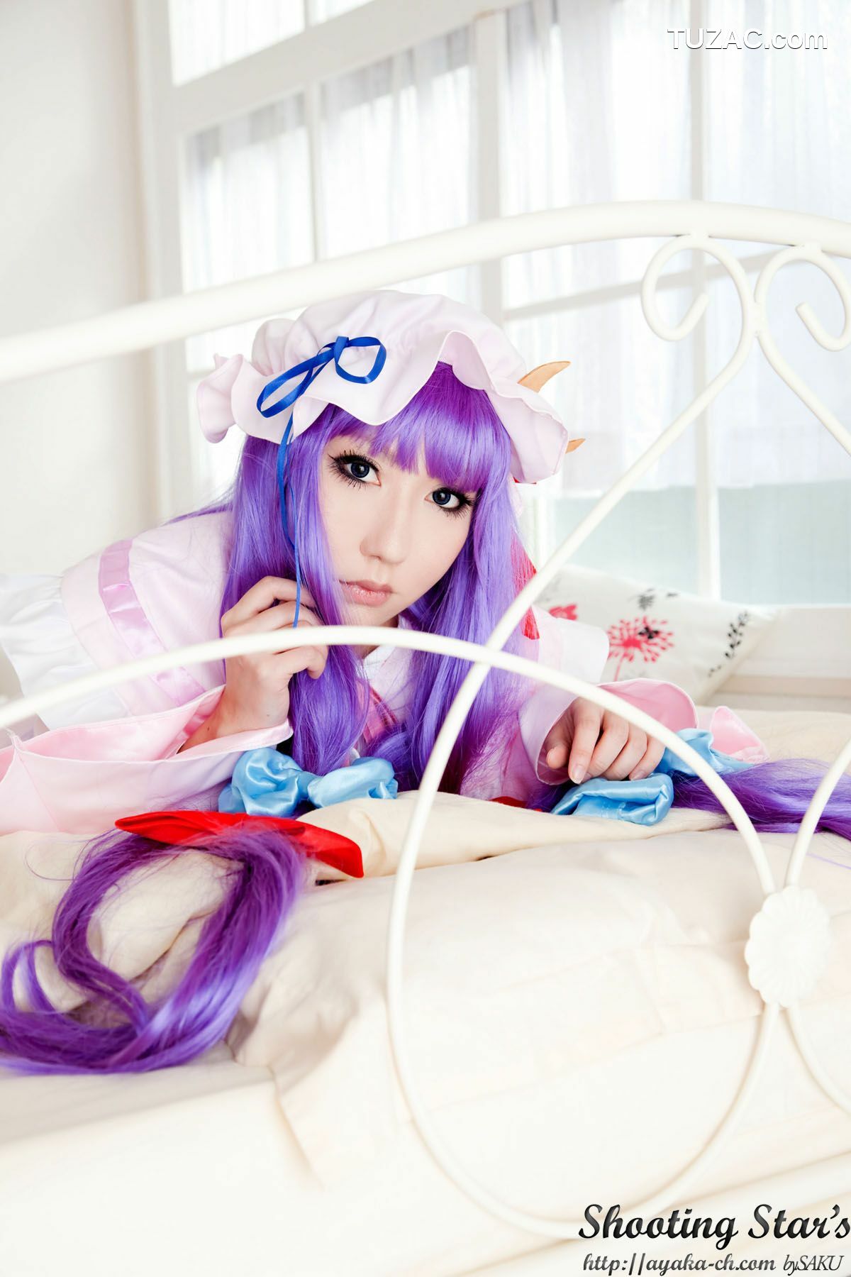 日本CosPlay_绫香サク (サク綾香 Saku Ayaka)《東方Project》Izayoi Sakuya + Patchouli Knowledge 写真集[120P]