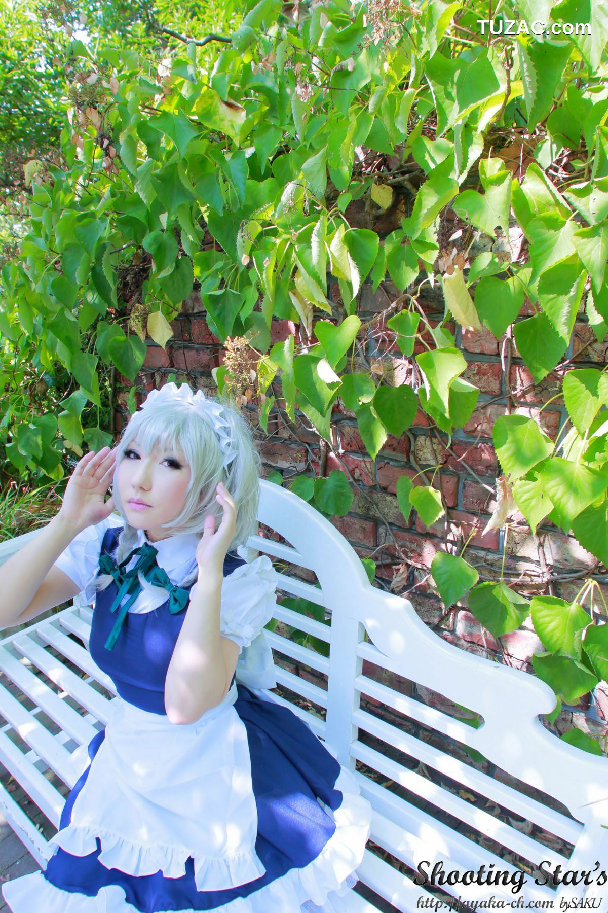 日本CosPlay_绫香サク (サク綾香 Saku Ayaka)《東方Project》Izayoi Sakuya + Patchouli Knowledge 写真集[120P]
