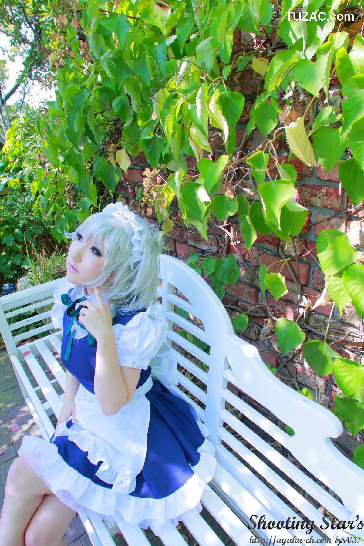 日本CosPlay_绫香サク (サク綾香 Saku Ayaka)《東方Project》Izayoi Sakuya + Patchouli Knowledge 写真集[120P]