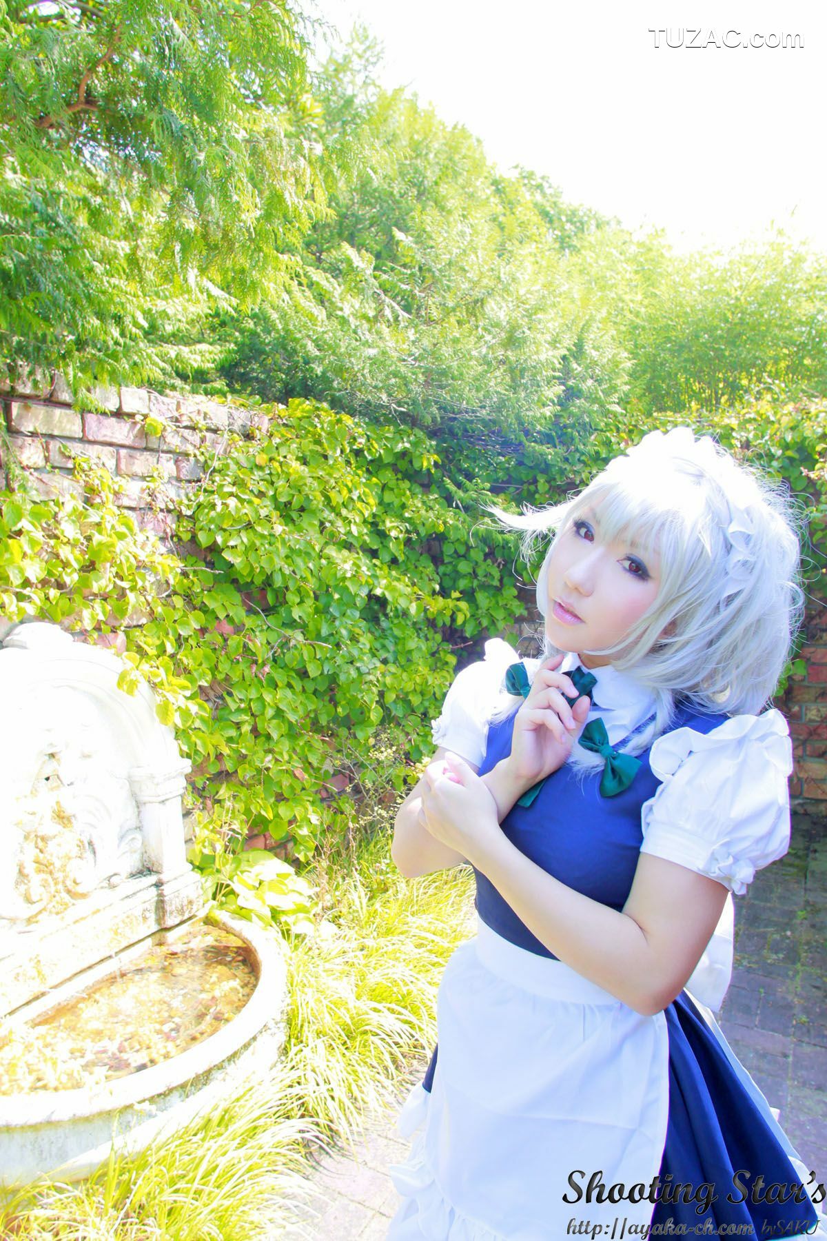 日本CosPlay_绫香サク (サク綾香 Saku Ayaka)《東方Project》Izayoi Sakuya + Patchouli Knowledge 写真集[120P]