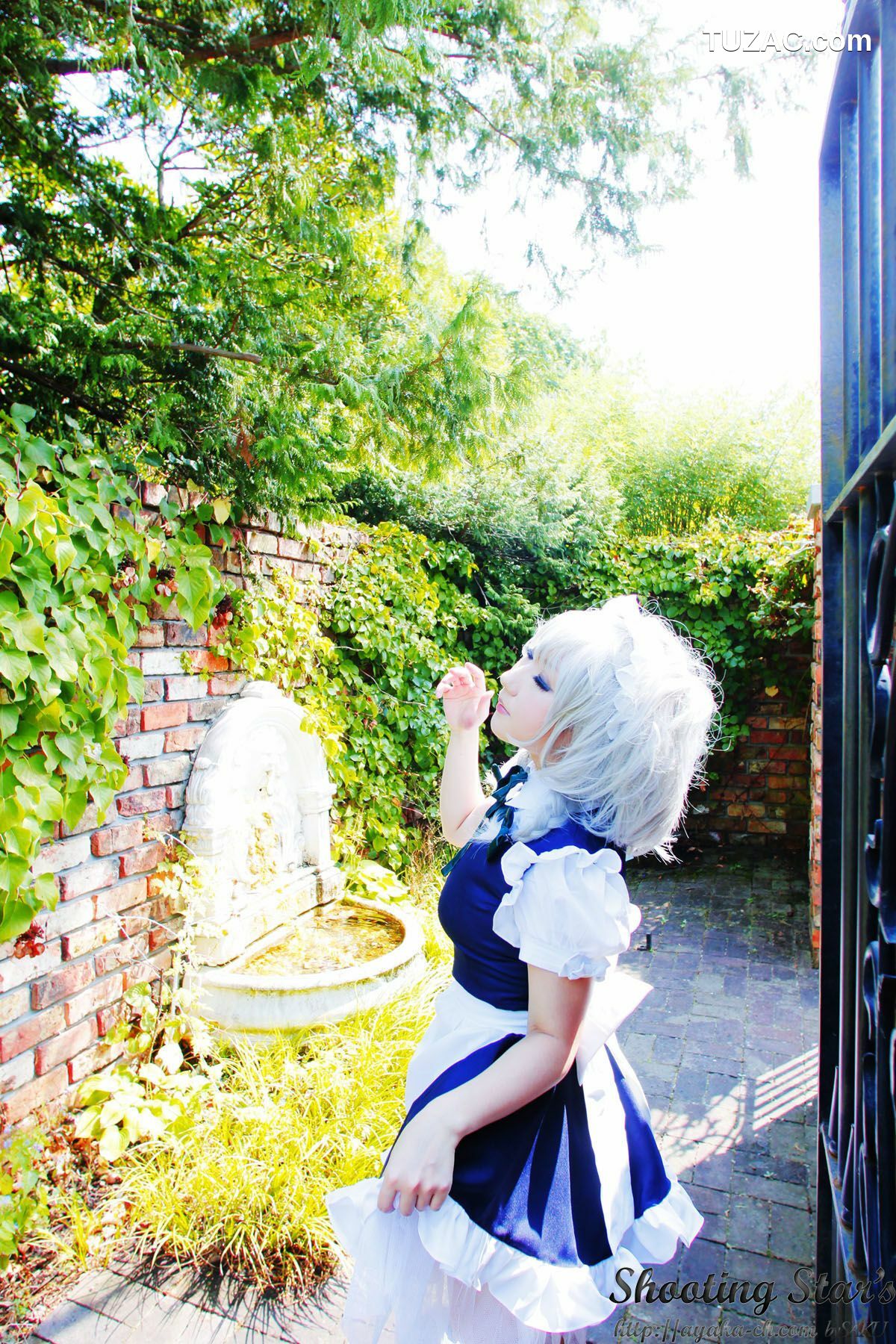 日本CosPlay_绫香サク (サク綾香 Saku Ayaka)《東方Project》Izayoi Sakuya + Patchouli Knowledge 写真集[120P]